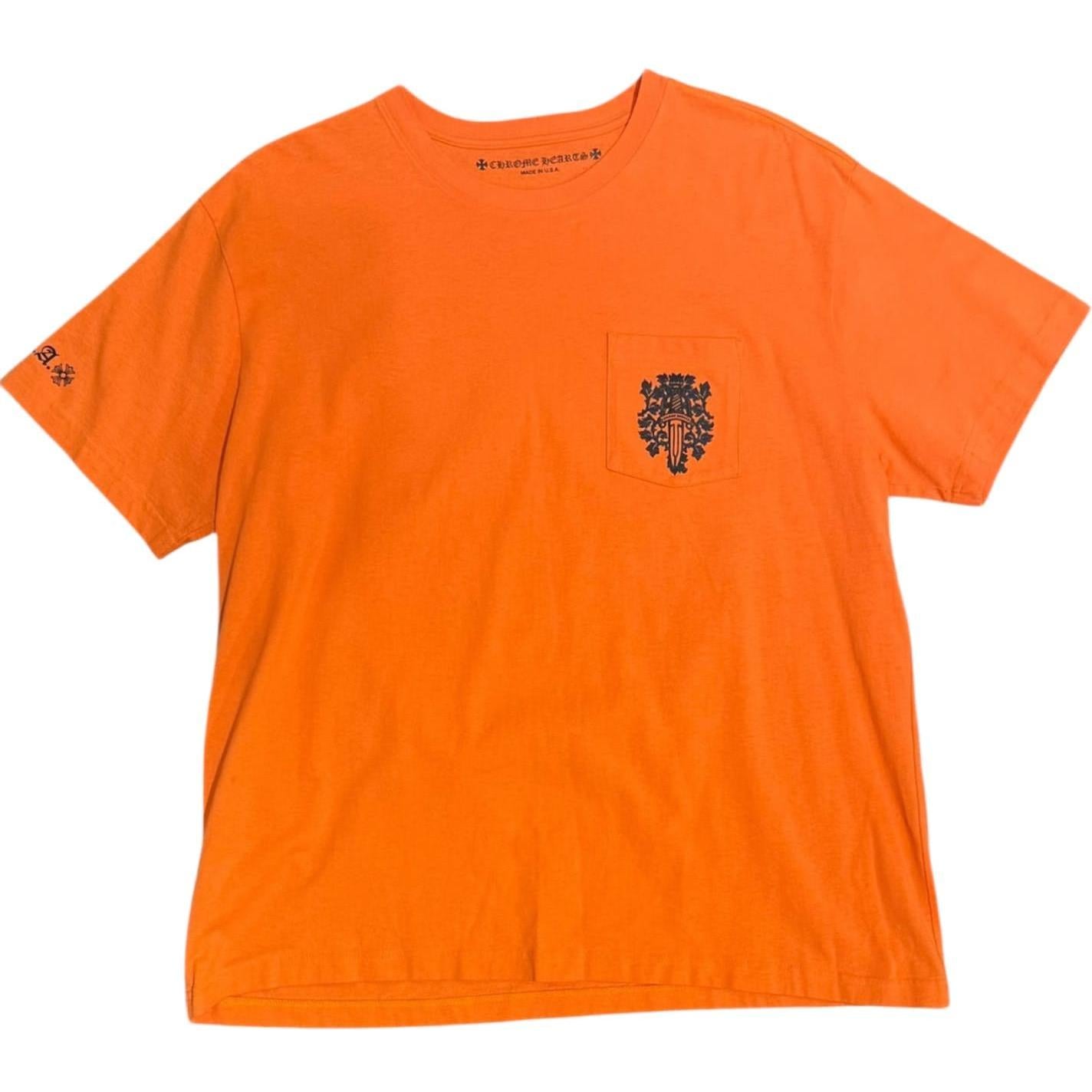 Chrome Hearts Vine Dagger T-shirt Orange/Black