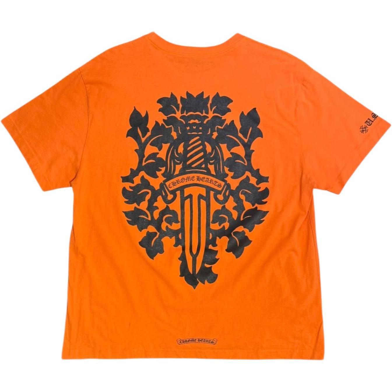 Chrome Hearts Vine Dagger T-shirt Orange/Black