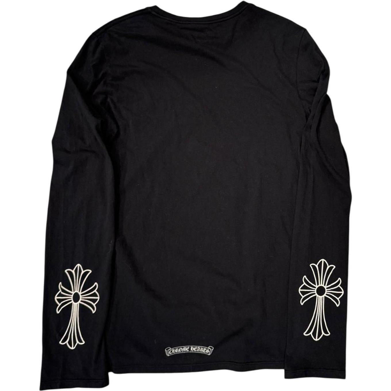 Chrome Hearts Vintage Cross Cuff L/S T-shirt Black