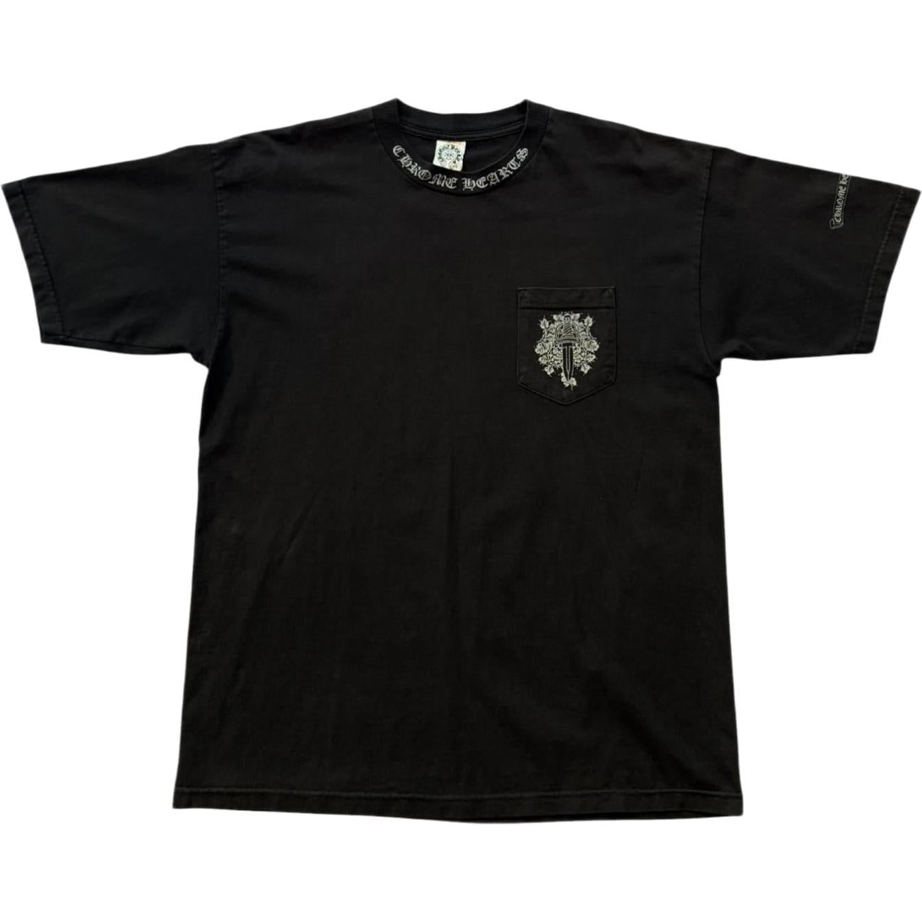 Chrome Hearts Vintage Dagger Pocket T-Shirt Black