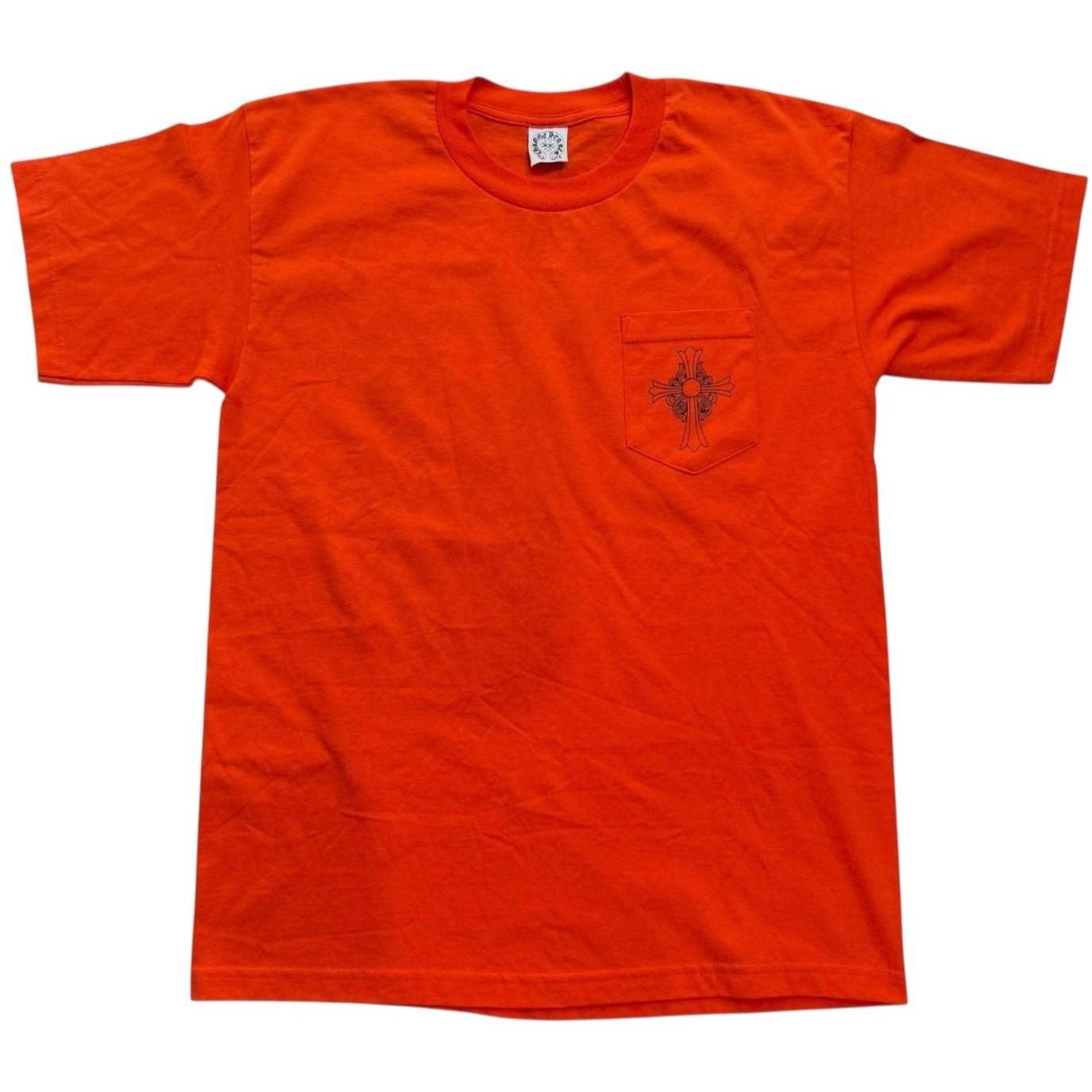 Chrome Hearts Vintage Los Angeles Scroll Logo T-Shirt Orange