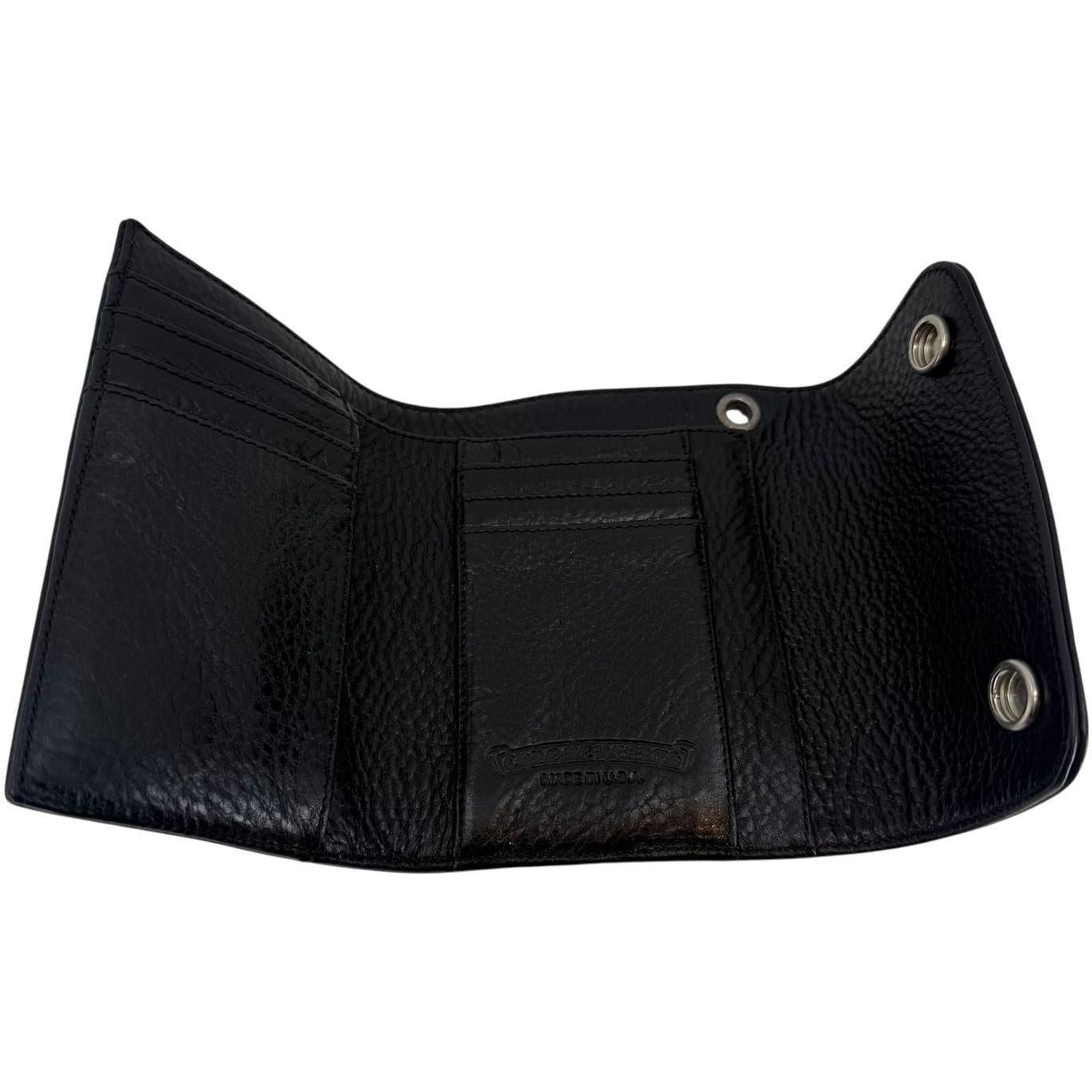Chrome Hearts Wave Mini Leather Wallet