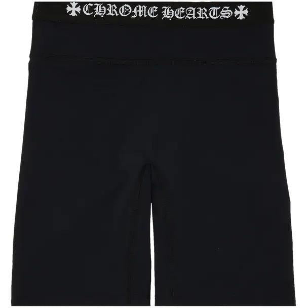 Chrome Hearts Women's Biker Shorts Black White