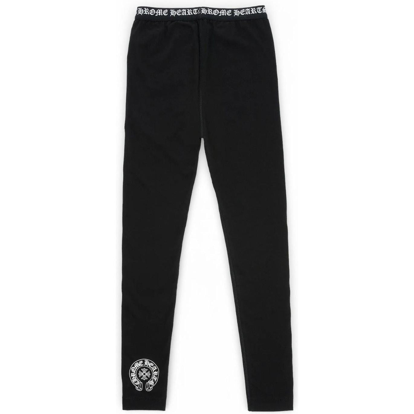 Chrome Hearts Women's Horseshoe Leggings Black