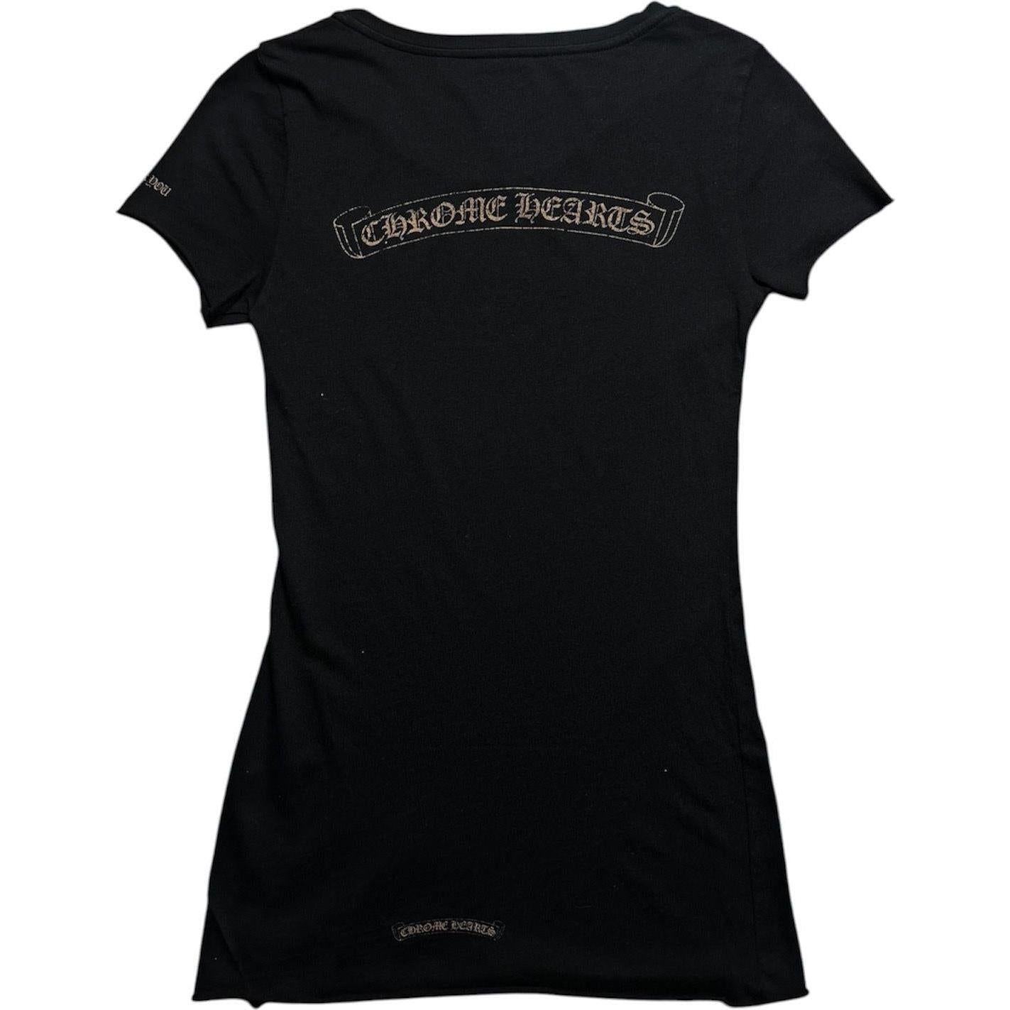 Chrome Hearts Women's Scroll logo T-Shirt - Like New