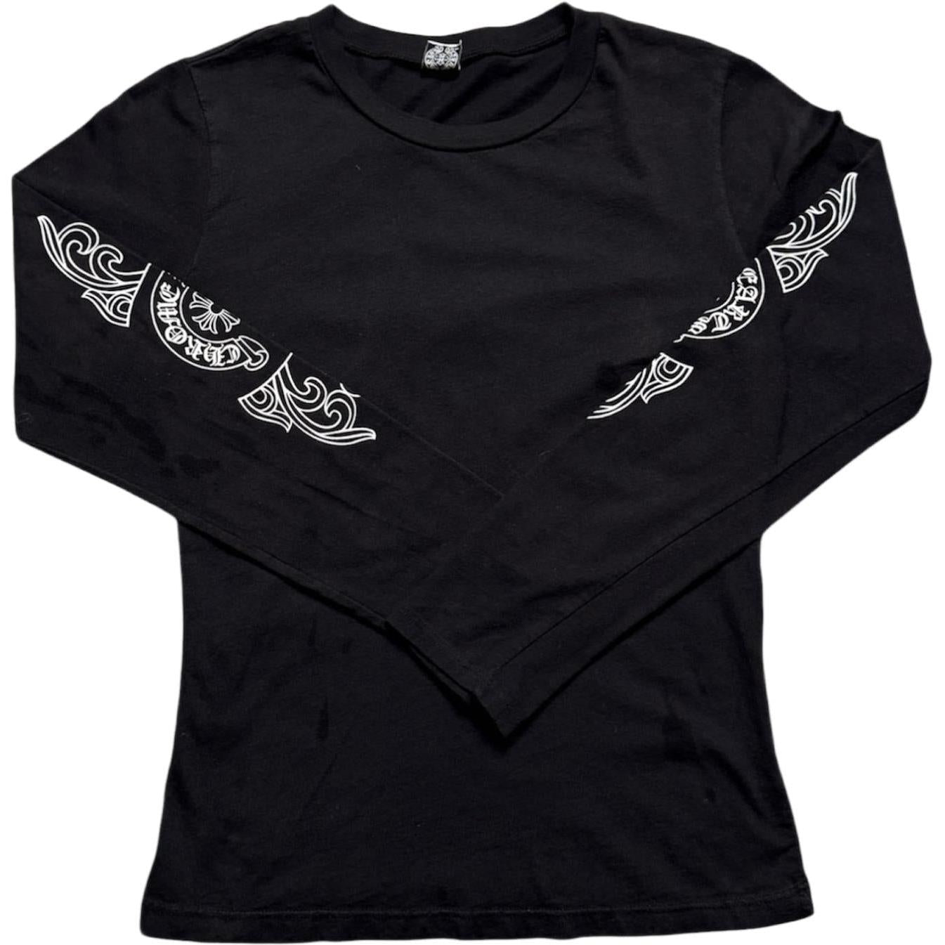 Chrome Hearts Women's Vintage Horseshoe Longsleeve T-Shirt Black