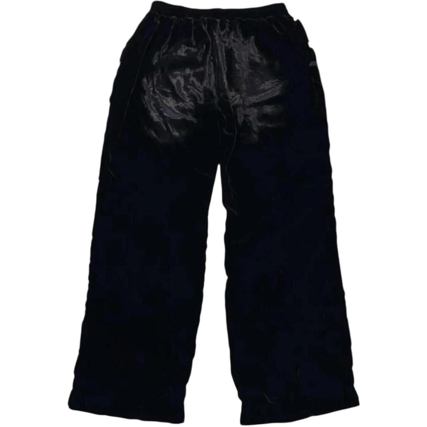 Chrome Hearts Y Not Velour Track Pants Black
