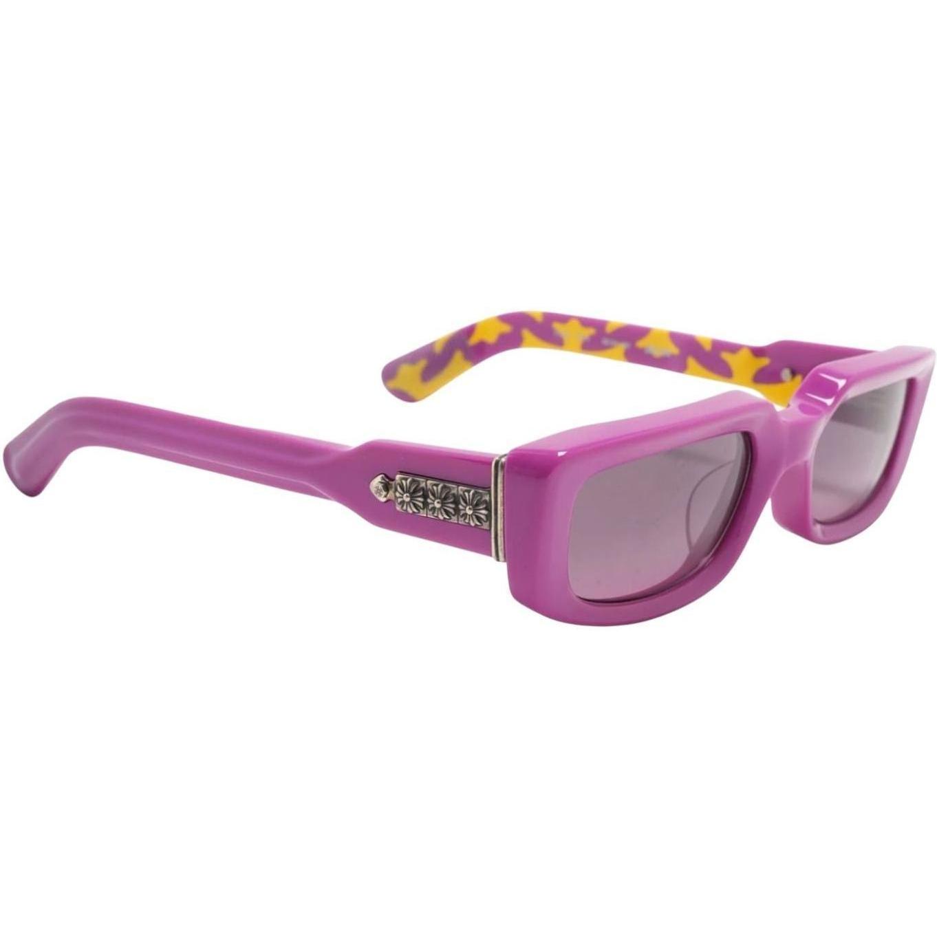 Chrome Hearts Zelda Sunglasses Purple Yellow