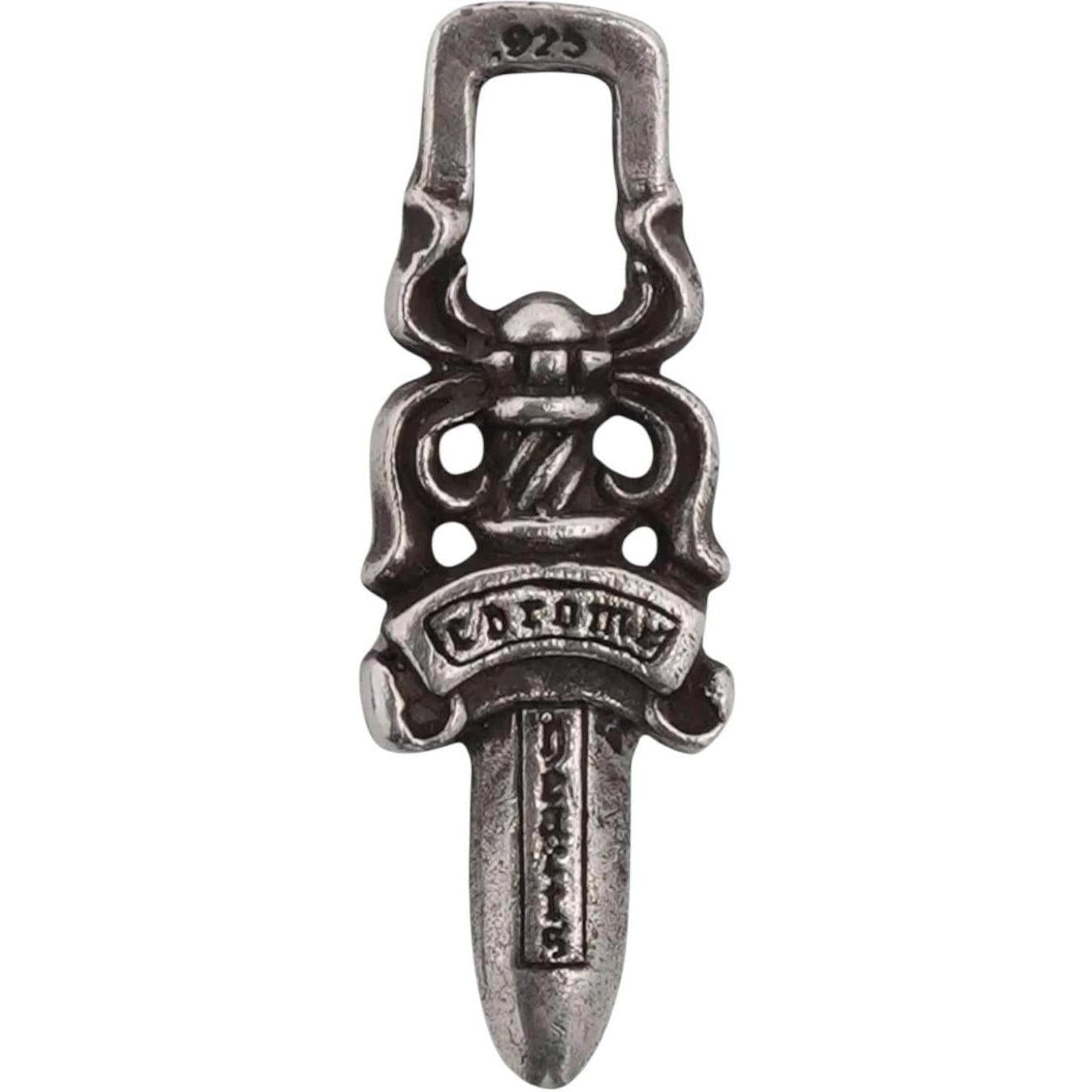 Chrome Hearts Zipper Dagger Silver Pendant - Lightly Used