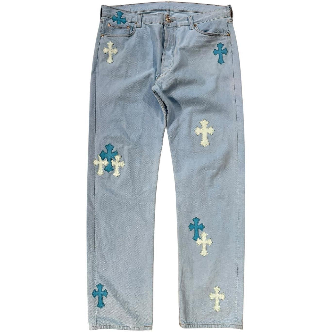 Chrome Hearts x Drake Certified Lover Boy Vintage Levi's Jeans Washed Blue (Miami Exclusive) - Gently Used