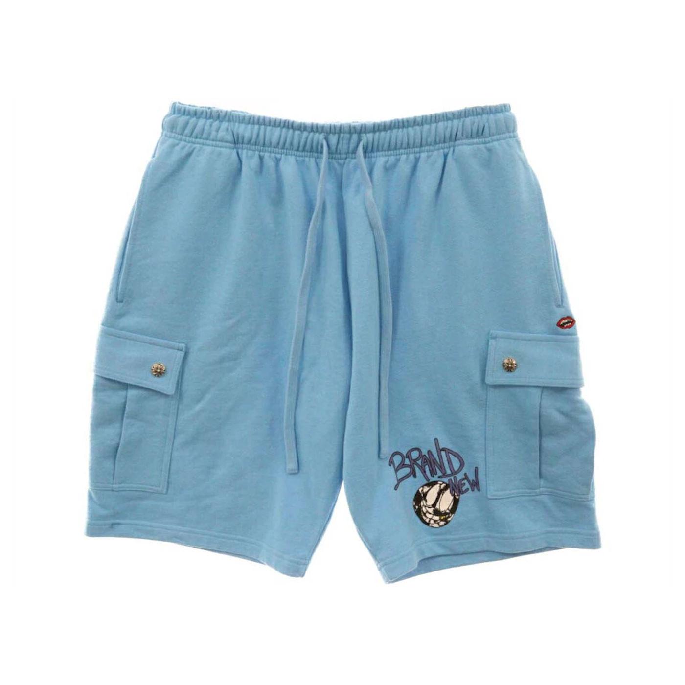 Chrome Hearts x Matty Boy Brain New Shorts Blue