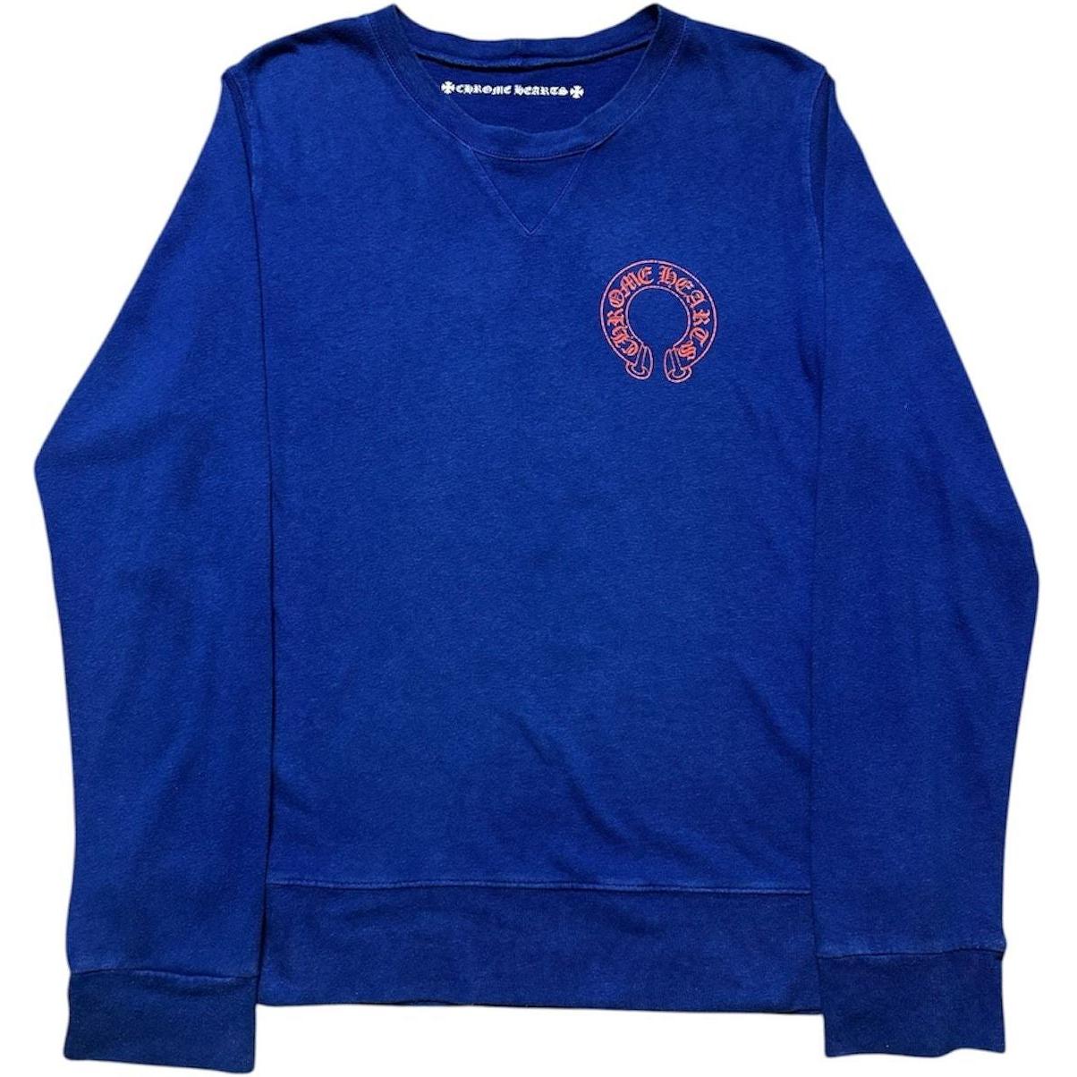 Chrome Hearts x Matty Boy Good Morning Crewneck Blue - Like New
