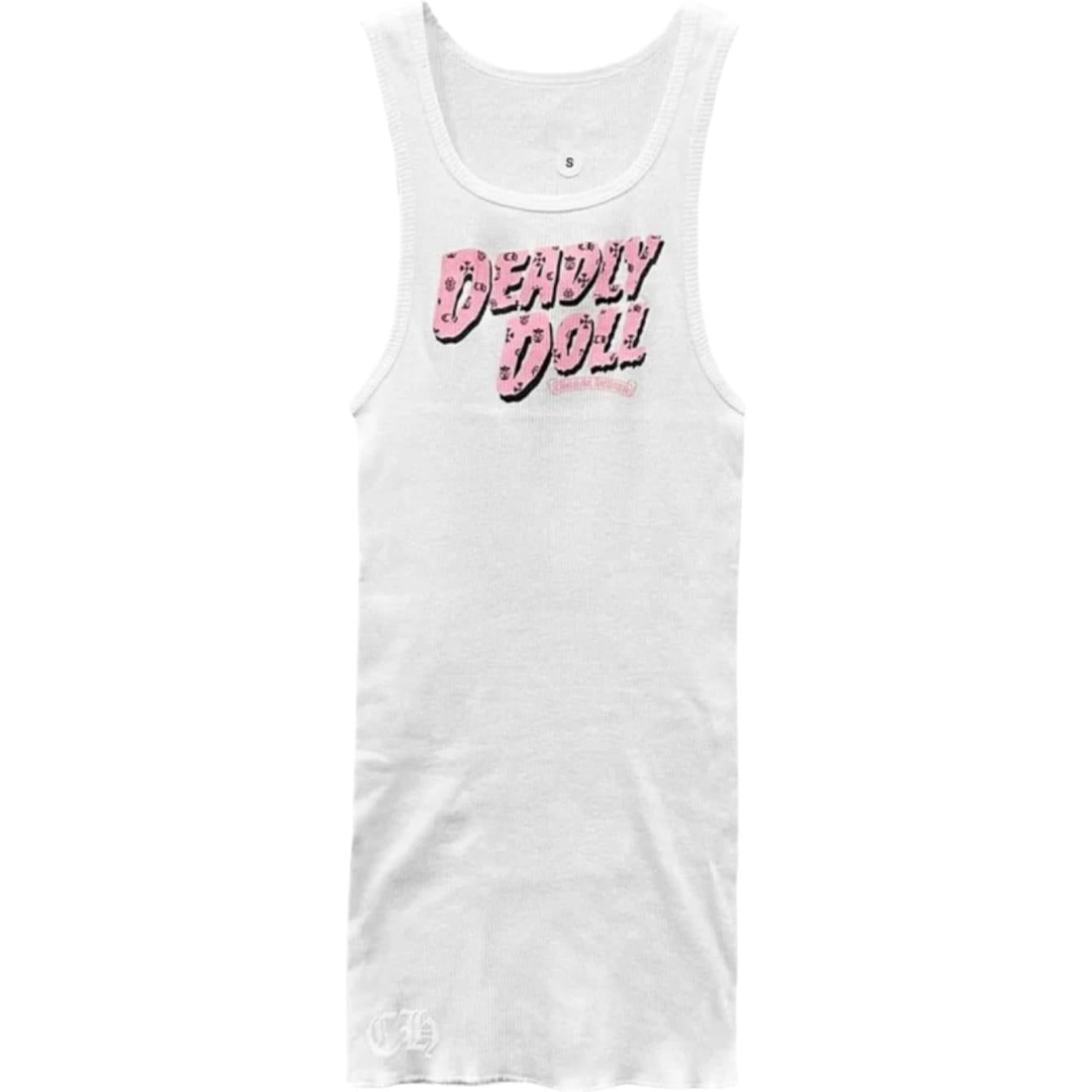 Chrome Hearts x Matty Boy Tank Top White/Pink