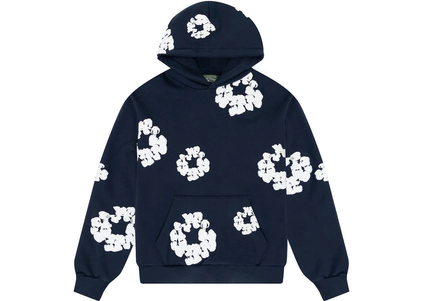 Denim Tears Cotton Wreath Hoodie Navy