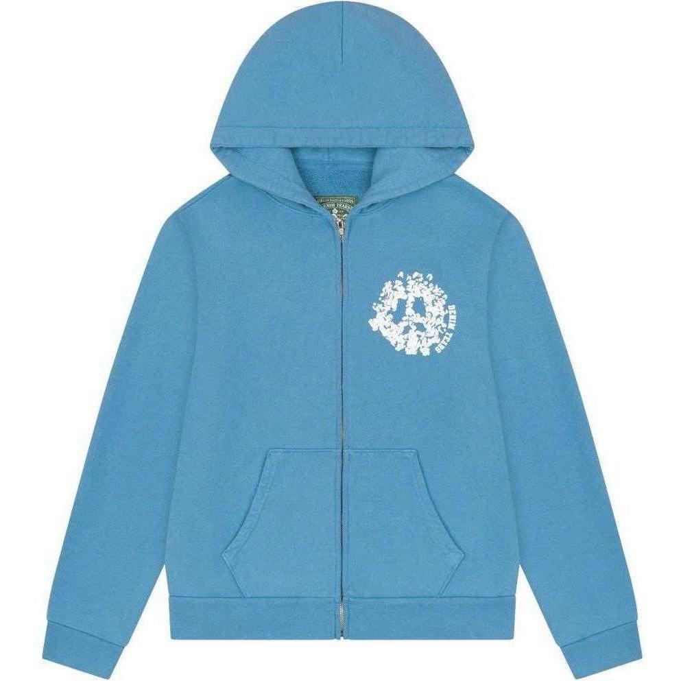 Denim Tears Denim University Zip Hoodie Light Blue