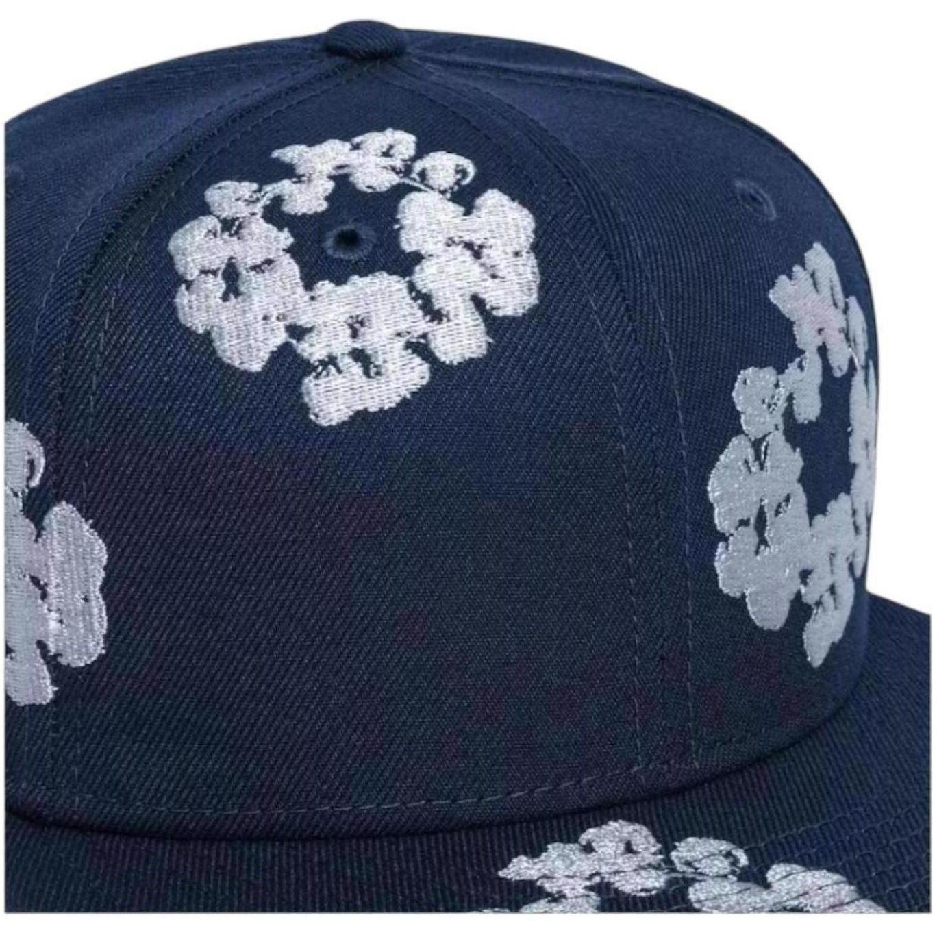 Denim Tears New Era Cotton Wreath 59/50 Cap Navy