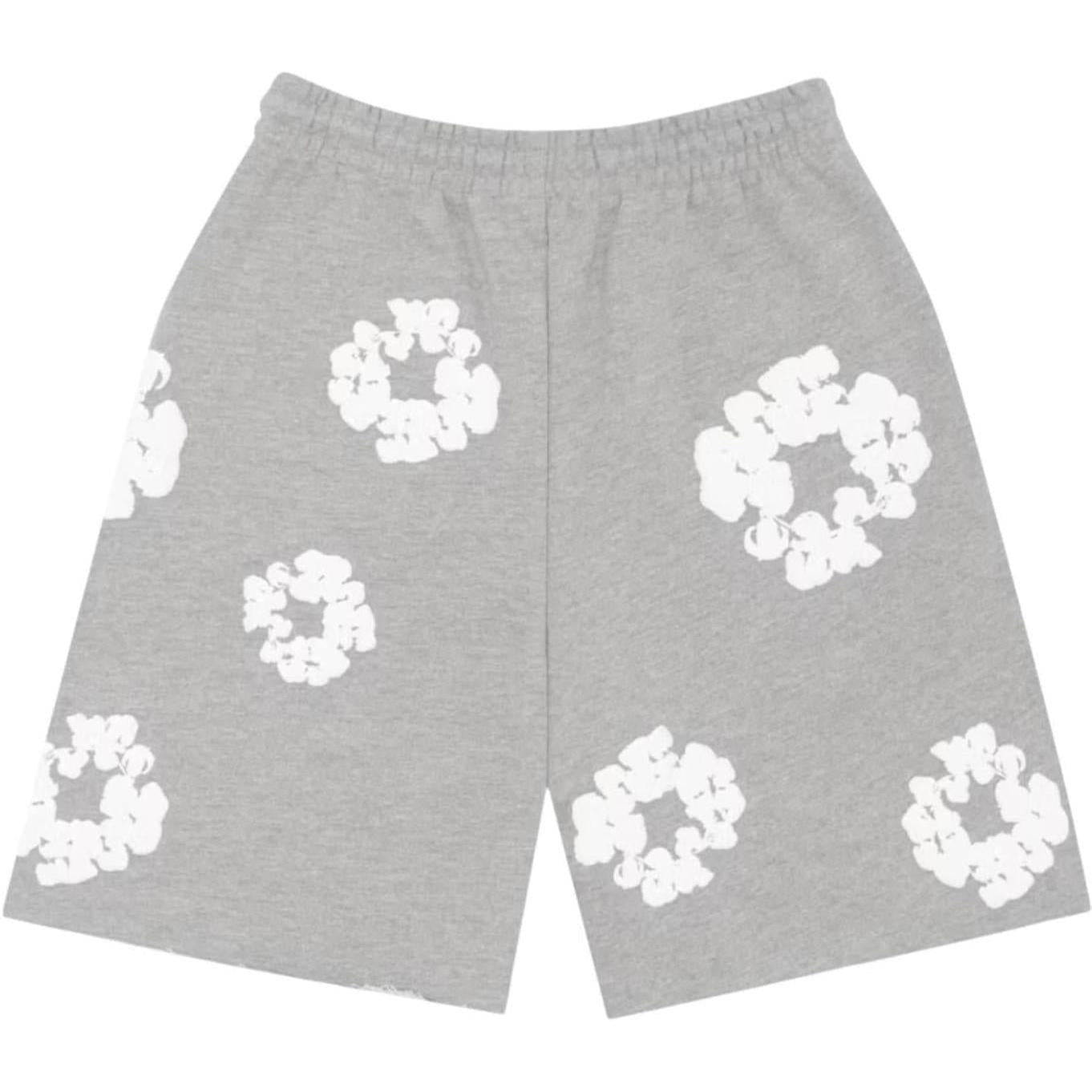 Denim Tears The Cotton Wreath Shorts Grey
