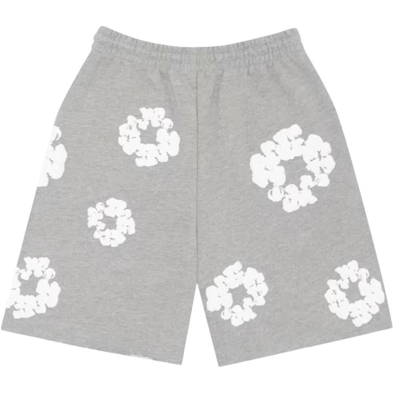Denim Tears The Cotton Wreath Shorts Grey