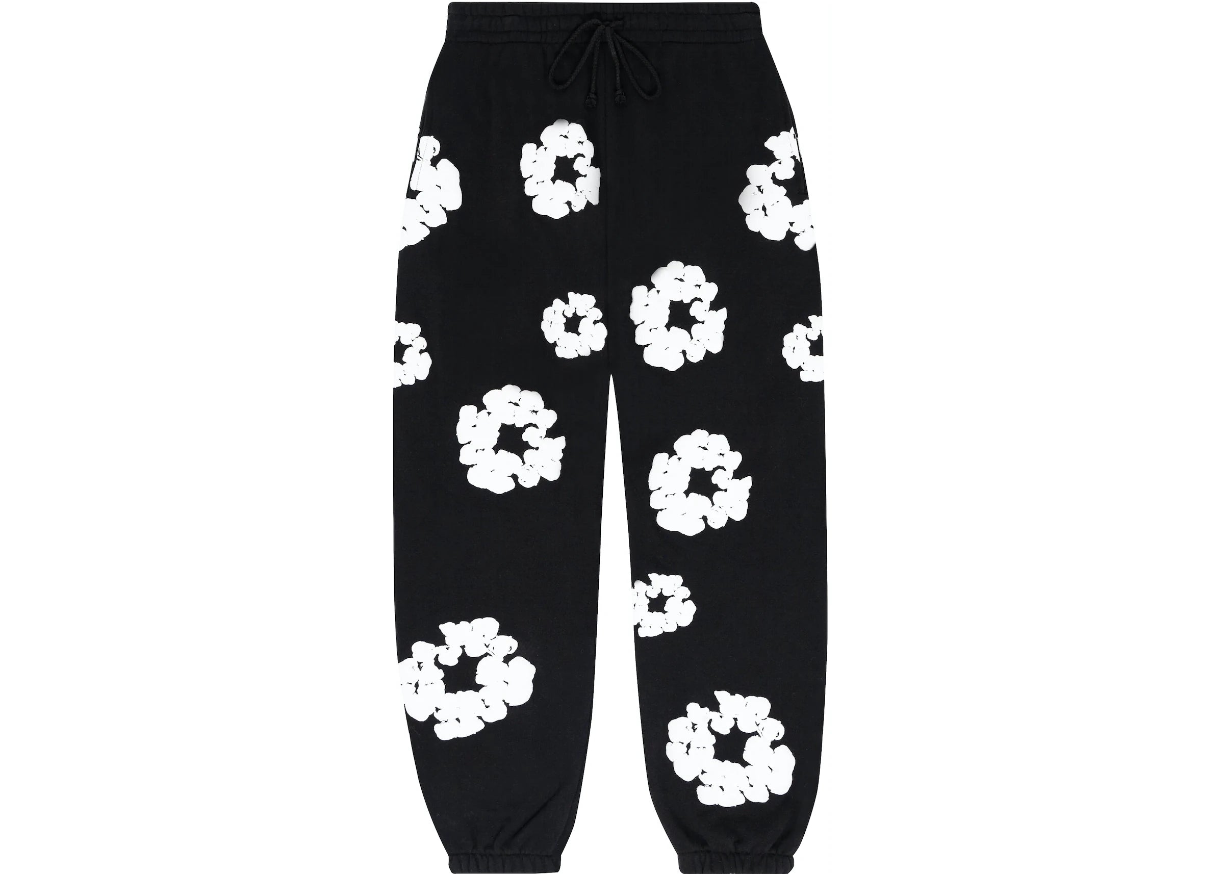 Denim Tears Cotton Wreath Sweatpants Black