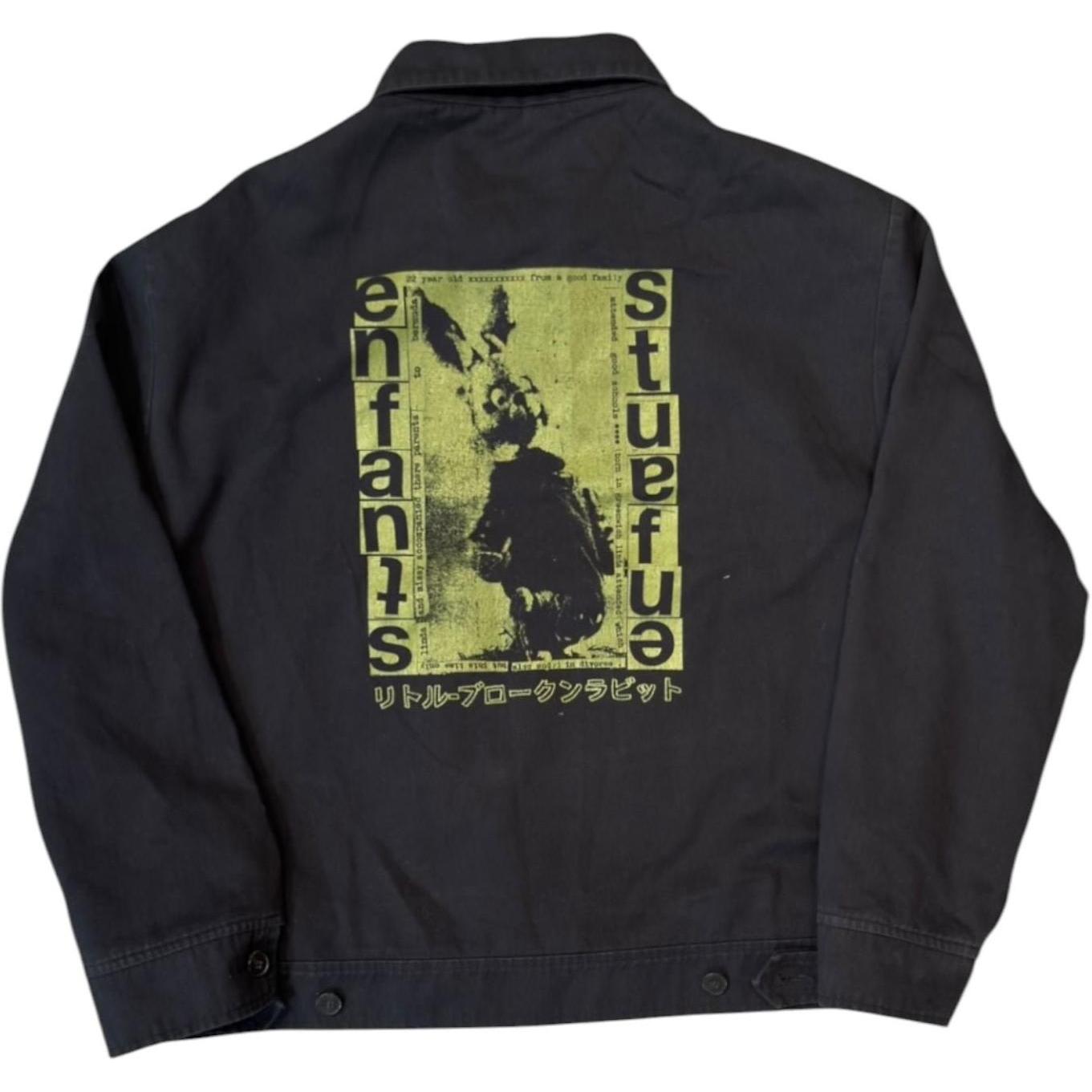 Enfants Riches Déprimés Bunny Mechnics Jacket Black/Olive - Like New