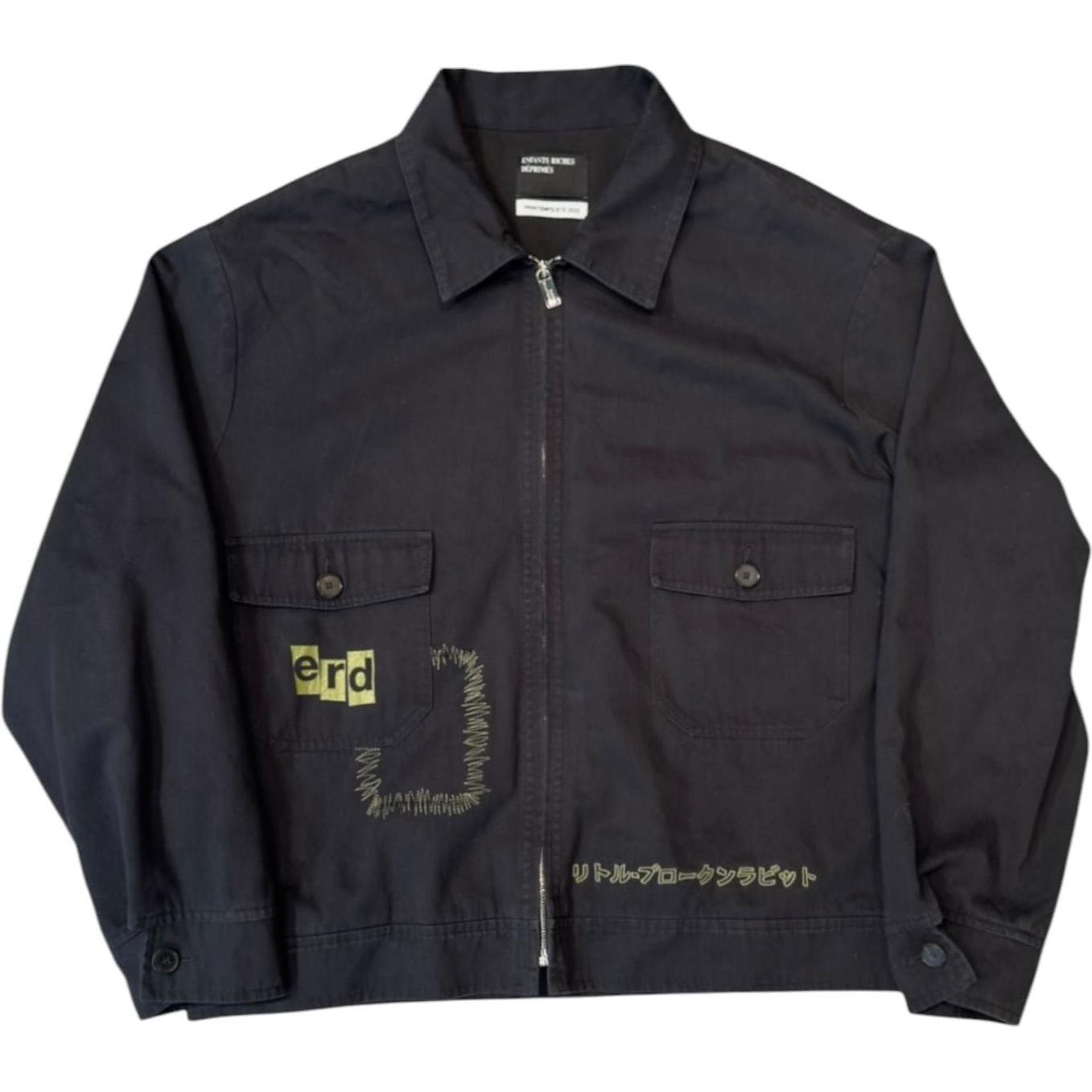 Enfants Riches Déprimés Bunny Mechnics Jacket Black/Olive - Like New