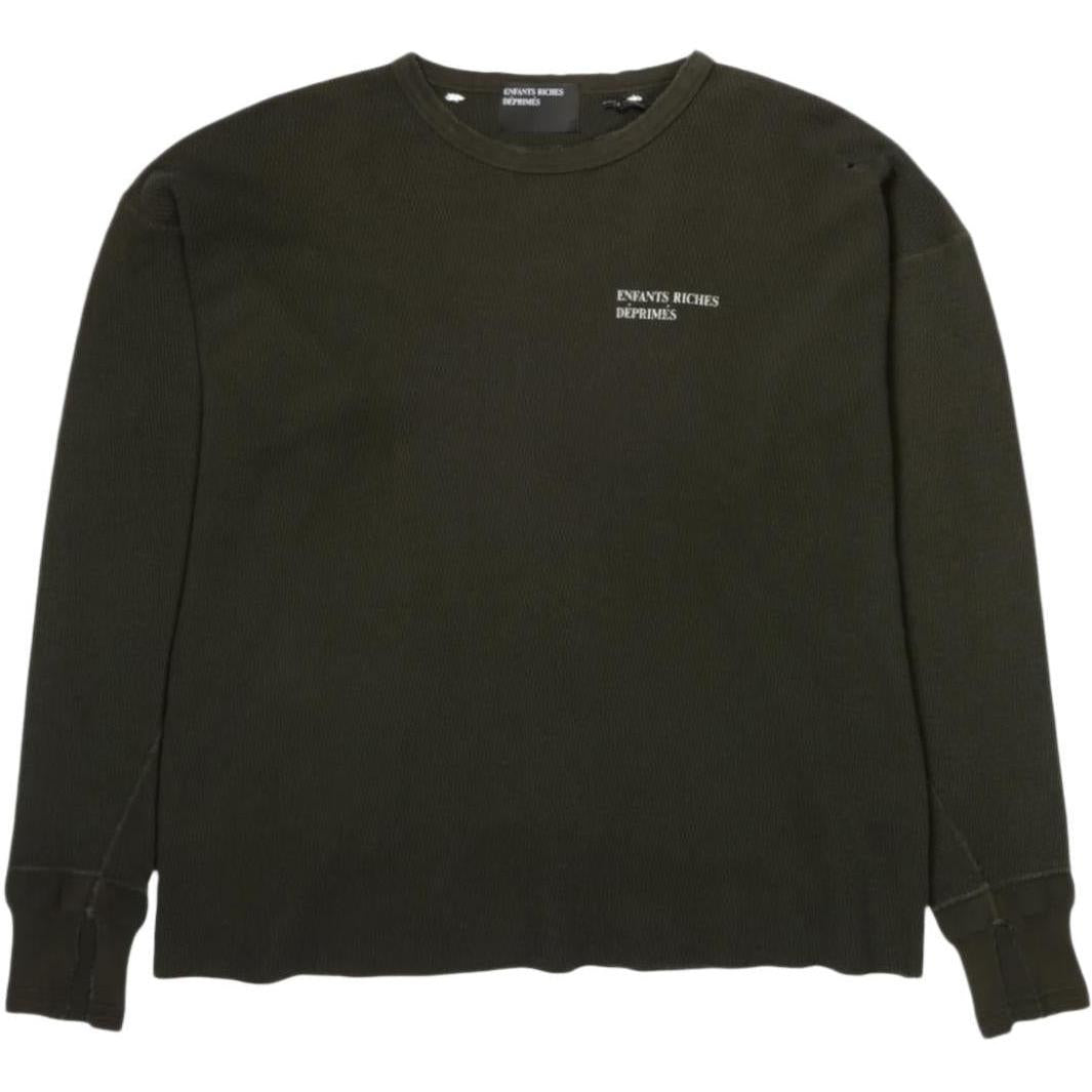 Enfants Riches Déprimés Classic Logo Distressed Thermal Gray