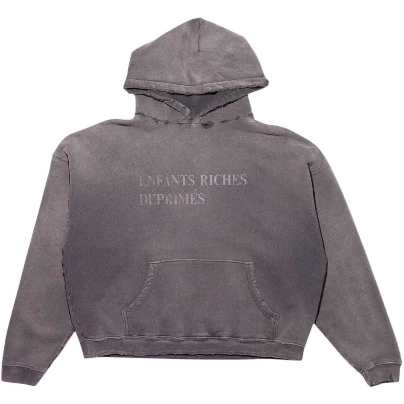 Enfants Riches Déprimés Classic Logo Hoodie Washed Black