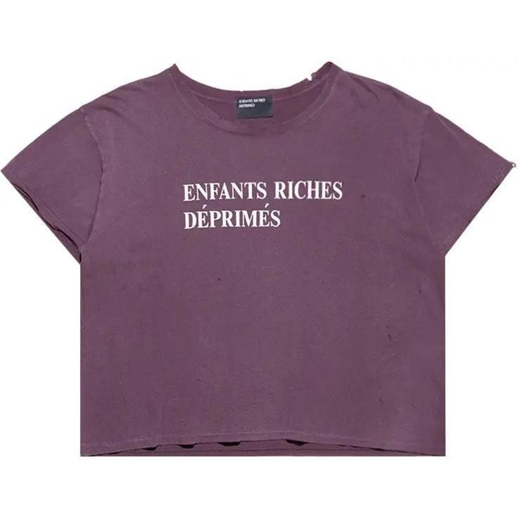 Enfants Riches Déprimés Classic Logo T-Shirt Mud Red - Like New