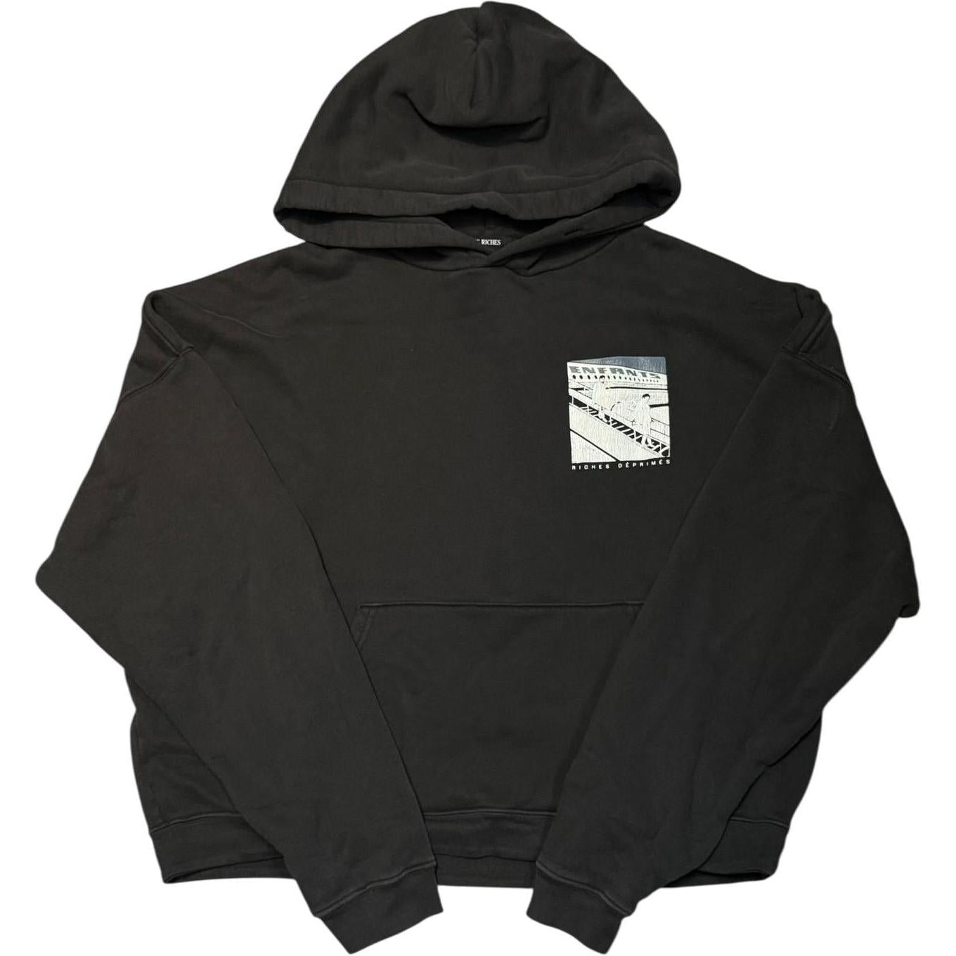 Enfants Riches Déprimes Death In Flight Hoodie Black - Like New