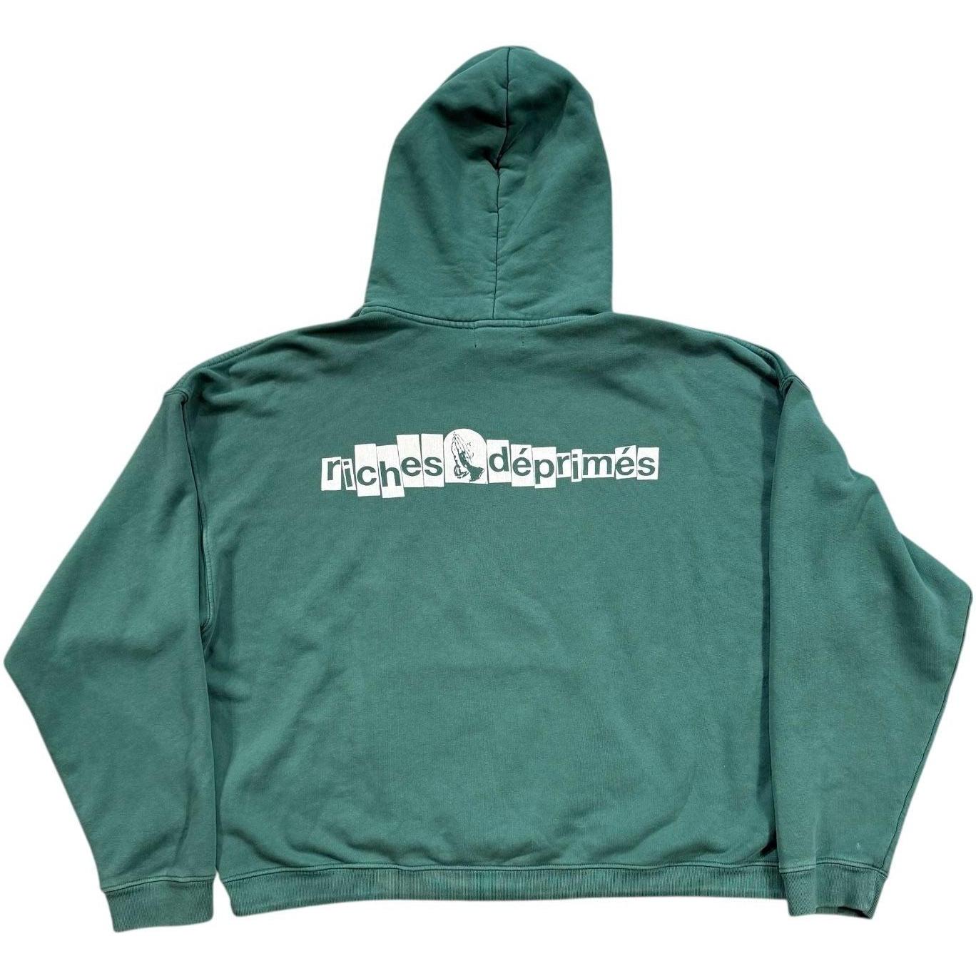 Enfants Riches Déprimés Pathetic Japanese Rabbit Hoodie Pine Green/White - Like New