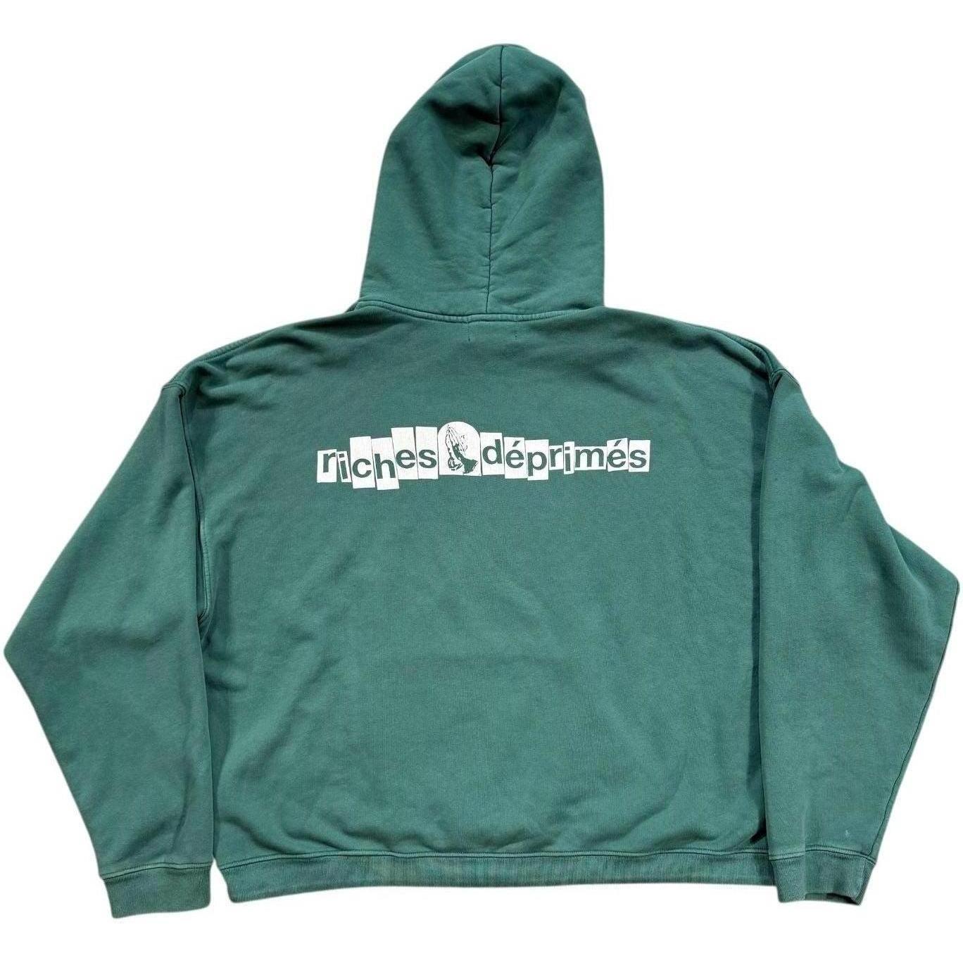 Enfants Riches Déprimés Pathetic Japanese Rabbit Hoodie Pine Green/White - Like New