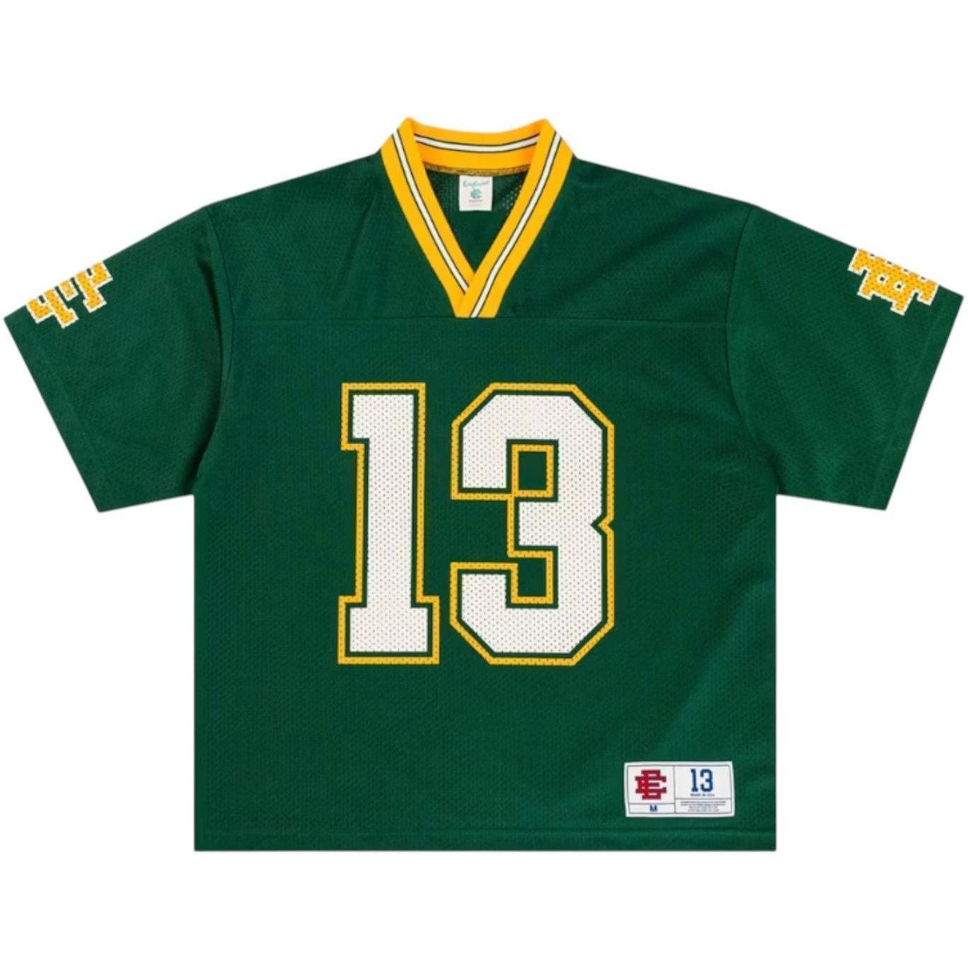 Eric Emanuel EE Miami Football Jersey Green Yellow