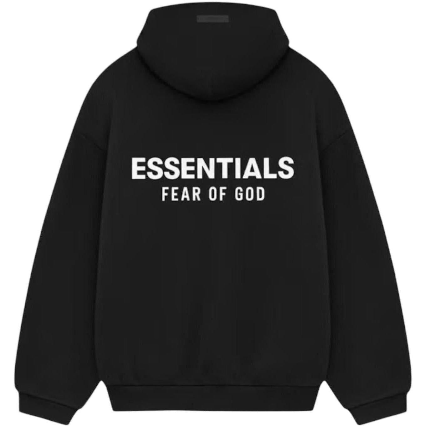 Fear of God Essentials Fleece Hoodie (FW24) Black