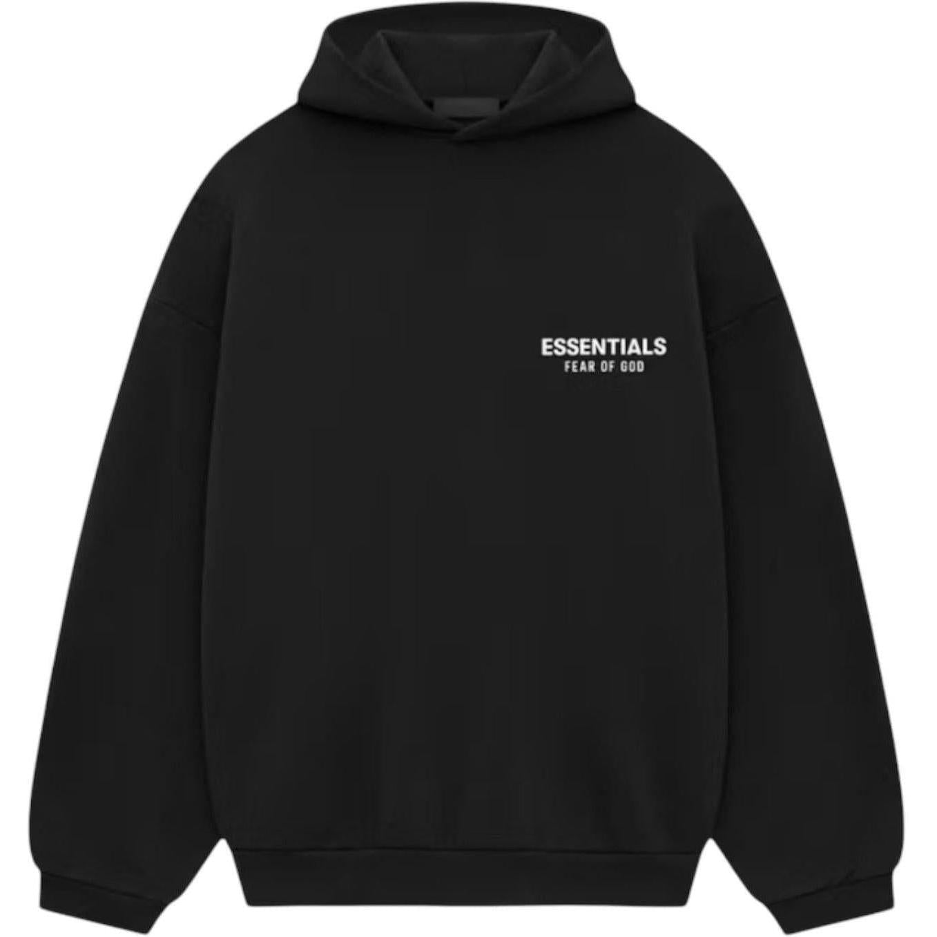 Fear of God Essentials Fleece Hoodie (FW24) Black