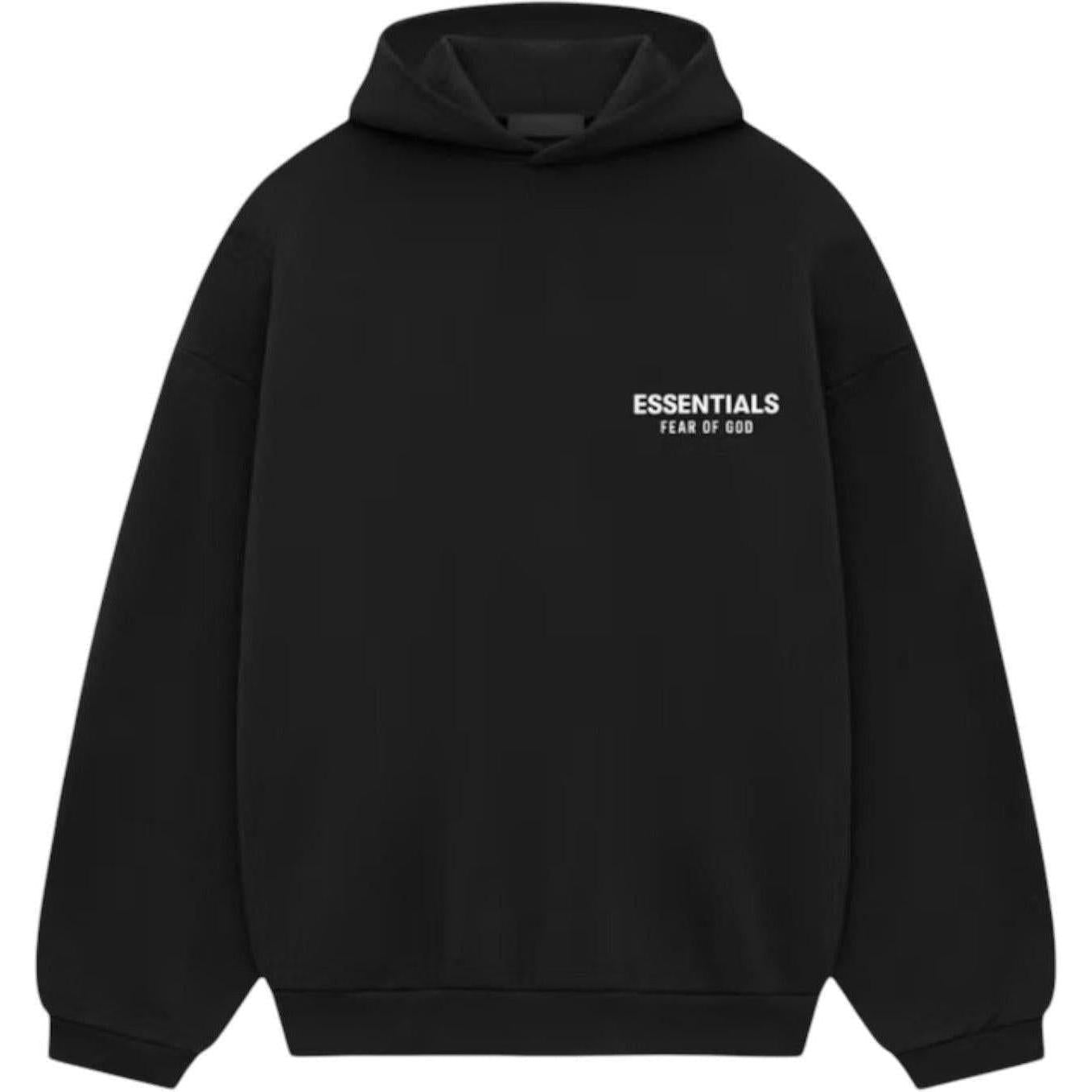 Fear of God Essentials Fleece Hoodie (FW24) Black