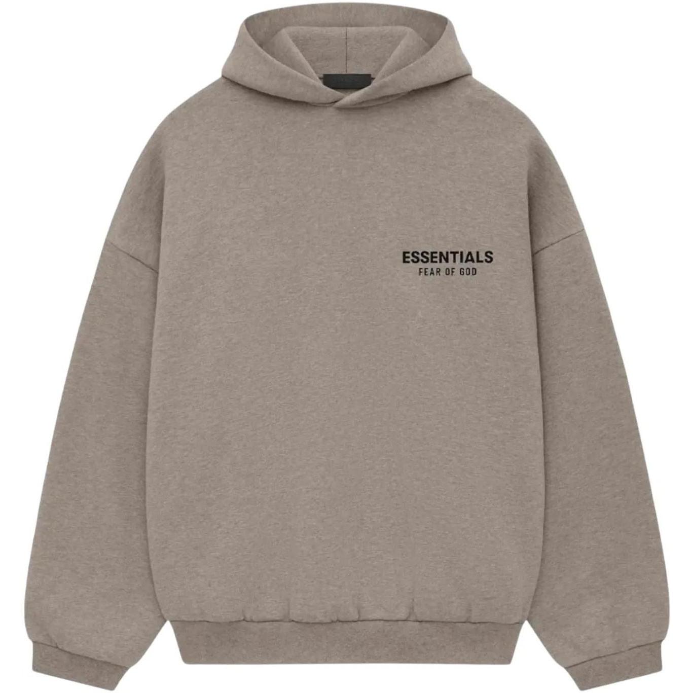 Fear of God Essentials Fleece Hoodie (FW24) Heather Gray