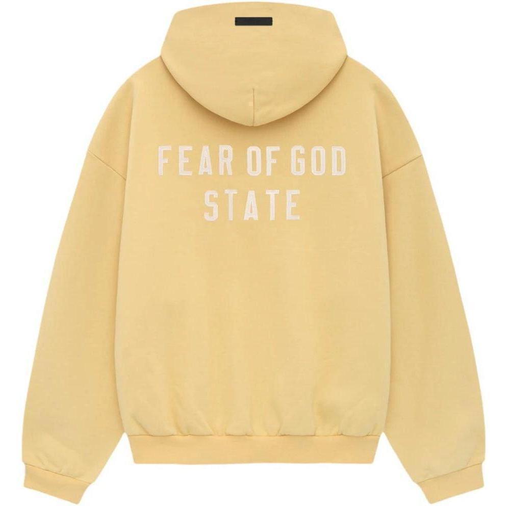 Fear of God Essentials Heavy Fleece Fullzip Hoodie Amber