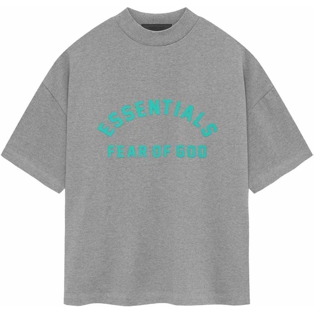 Fear of God Essentials Heavy Jersey SS Tee Dark Heather Oatmeal