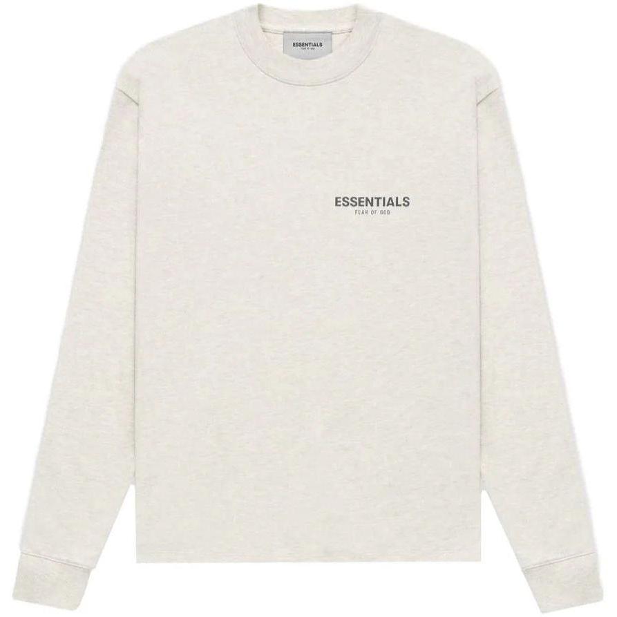 Fear of God Essentials L/S Tee Light Heather Oatmeal