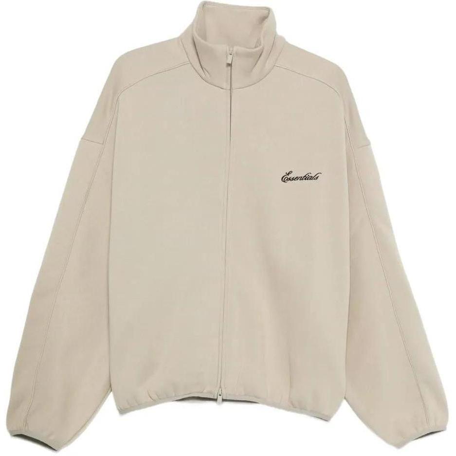 Fear of God Essentials Modern Fleece Piping Track Jacket Taupe