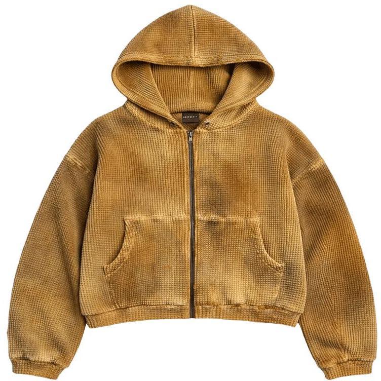 GV Gallery Raspberry Hills Waffle Thermal Zip up