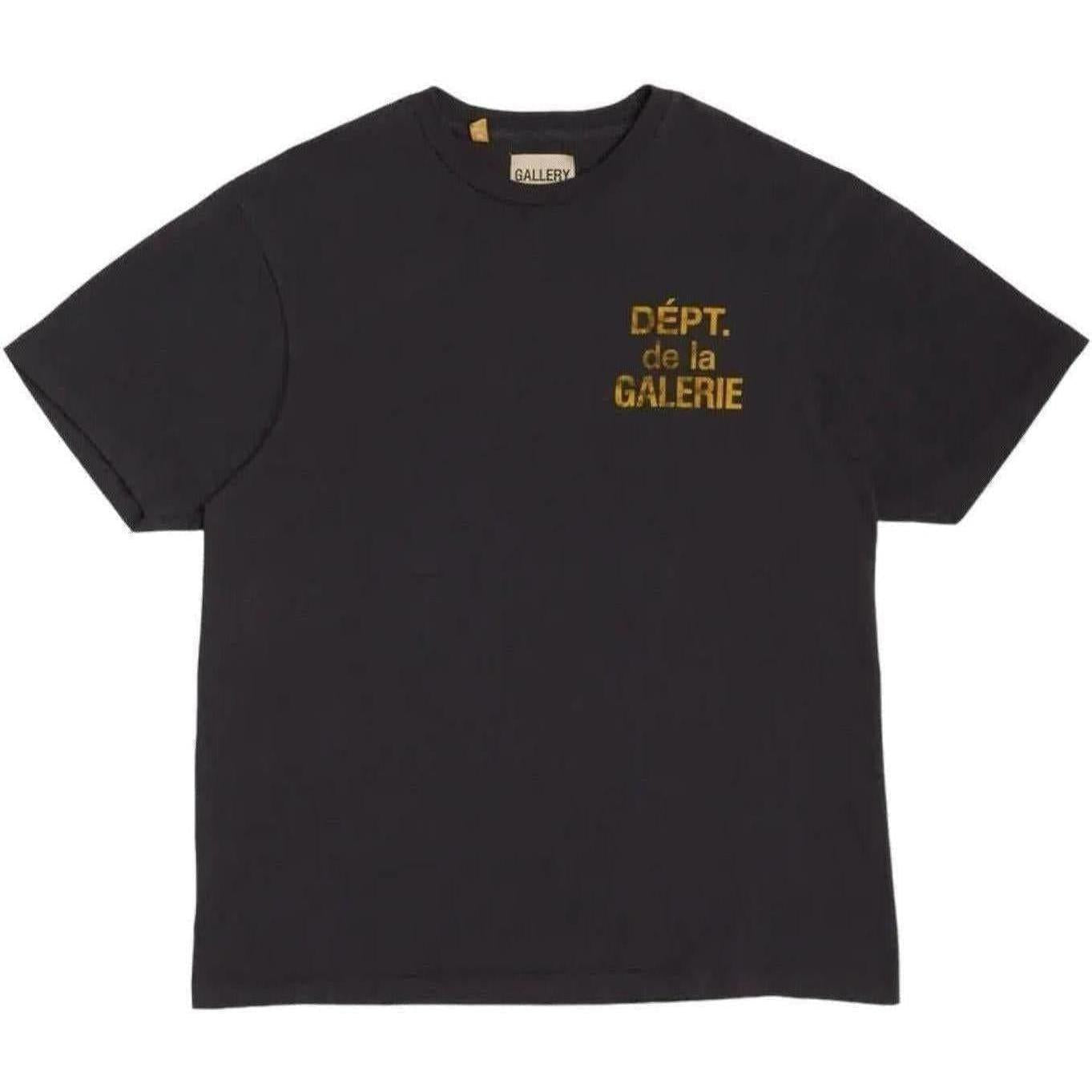 Gallery Dept. French T-Shirt Black/Yellow