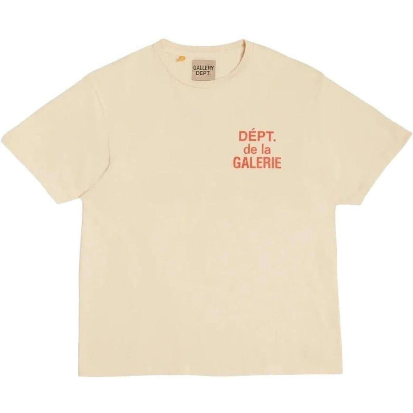 Gallery Dept. French T-Shirt Cream/Orange