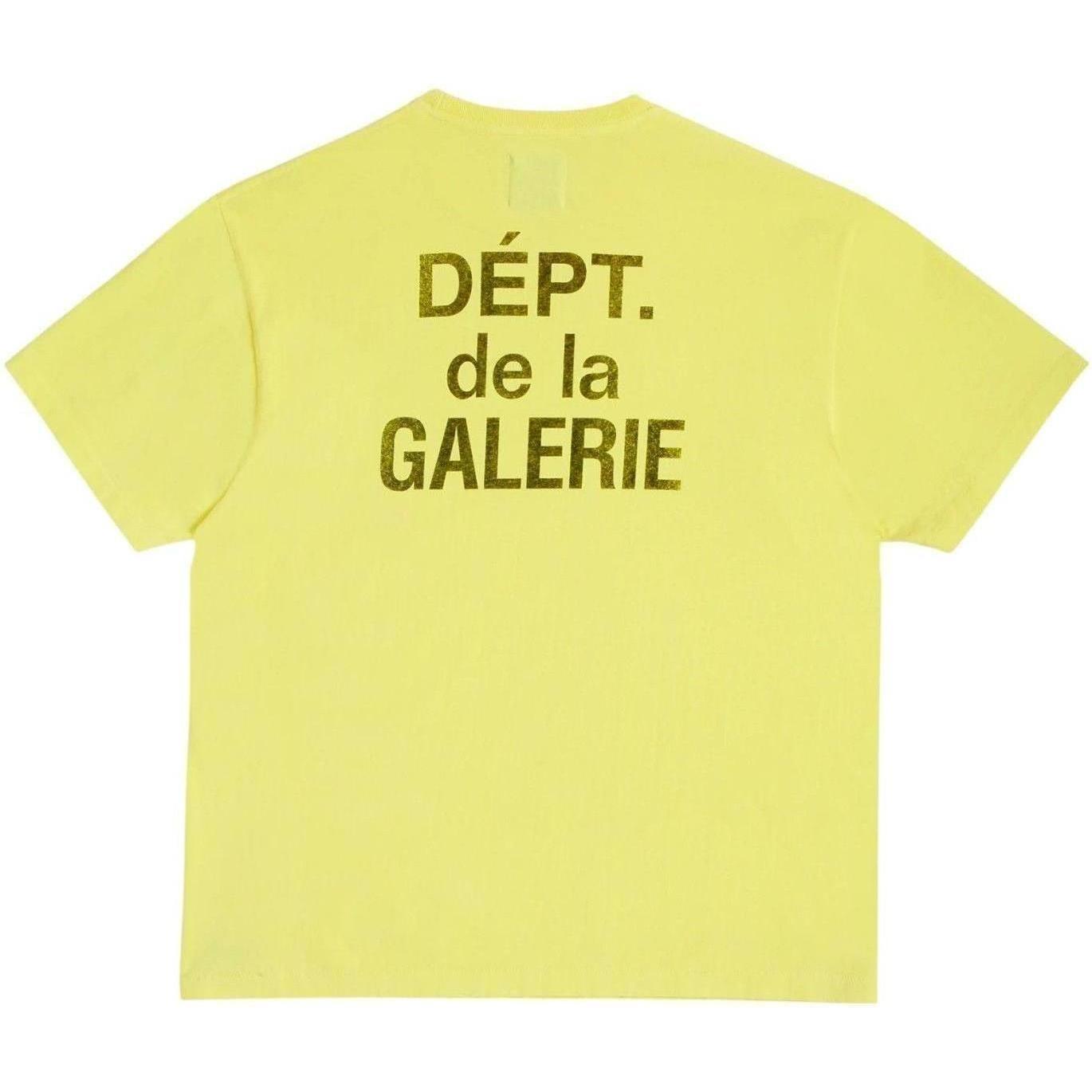 Gallery Dept. French T-Shirt Neon Yellow