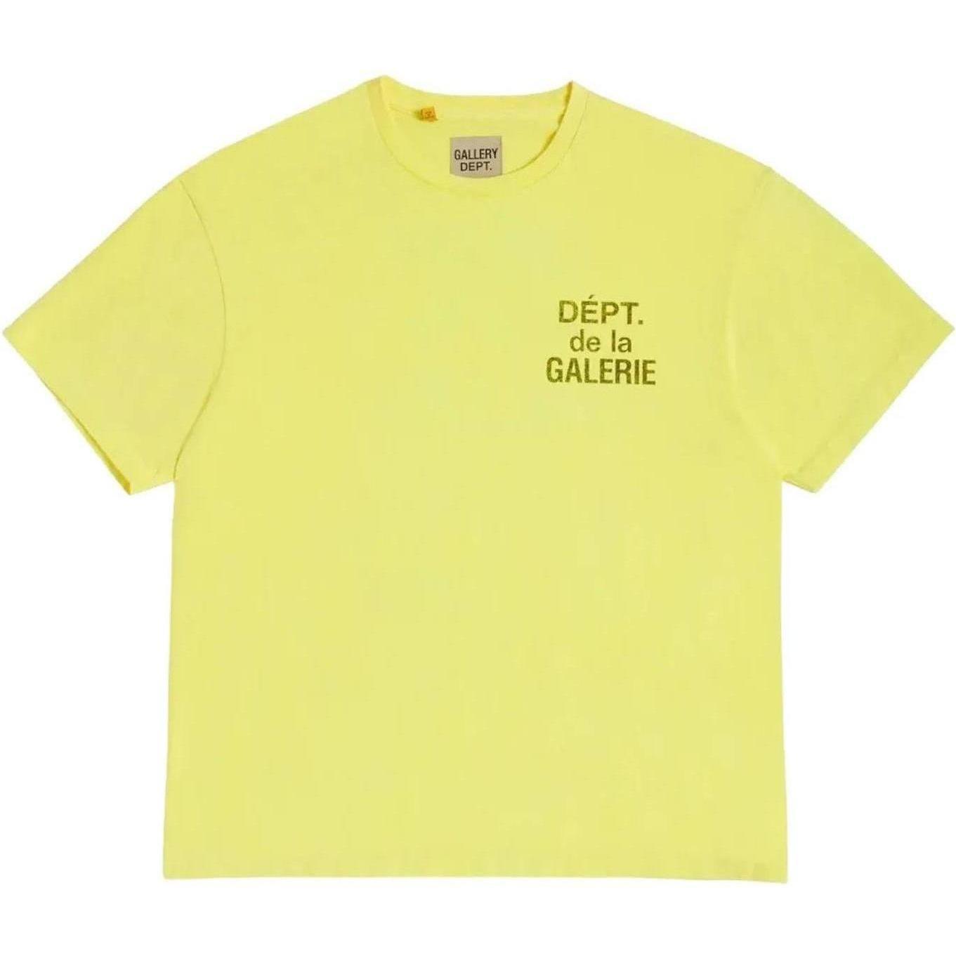 Gallery Dept. French T-Shirt Neon Yellow
