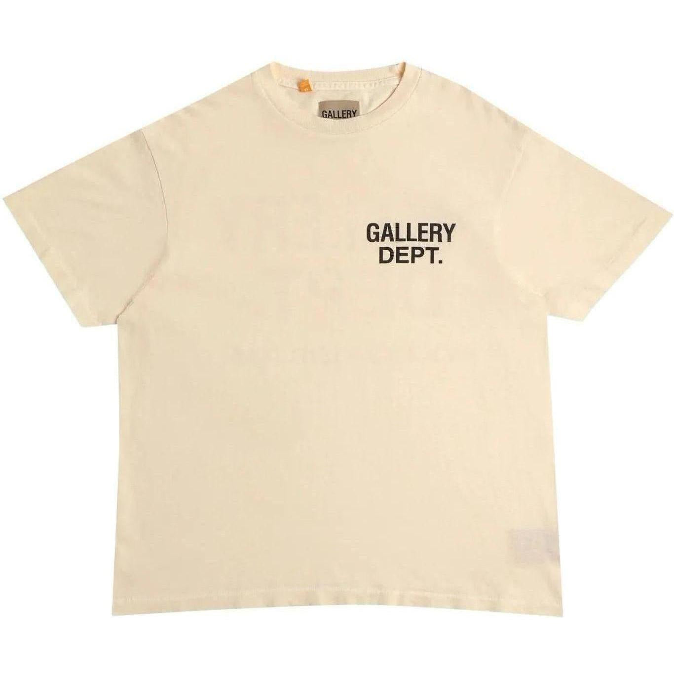 Gallery Dept. Souvenir T-Shirt Cream/Orange
