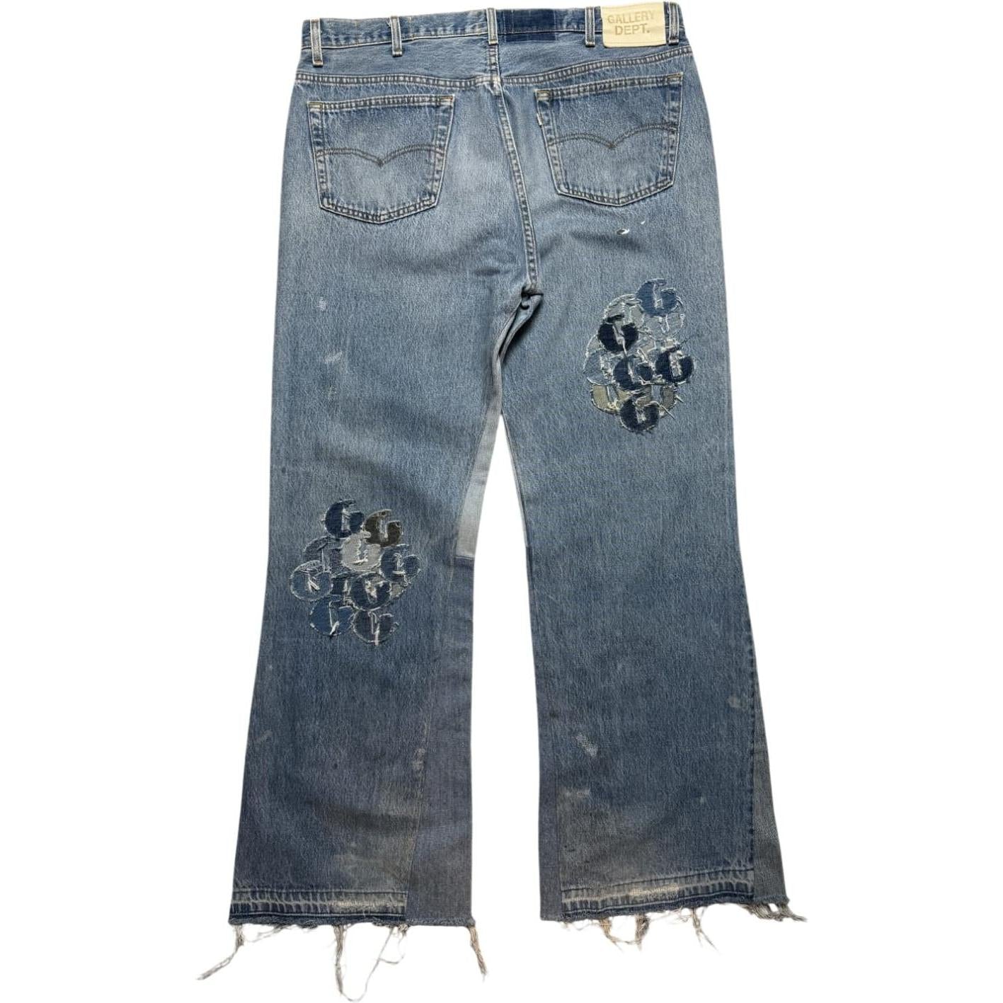 Gallery Dept. Super G Patch La Flare Denim Jeans