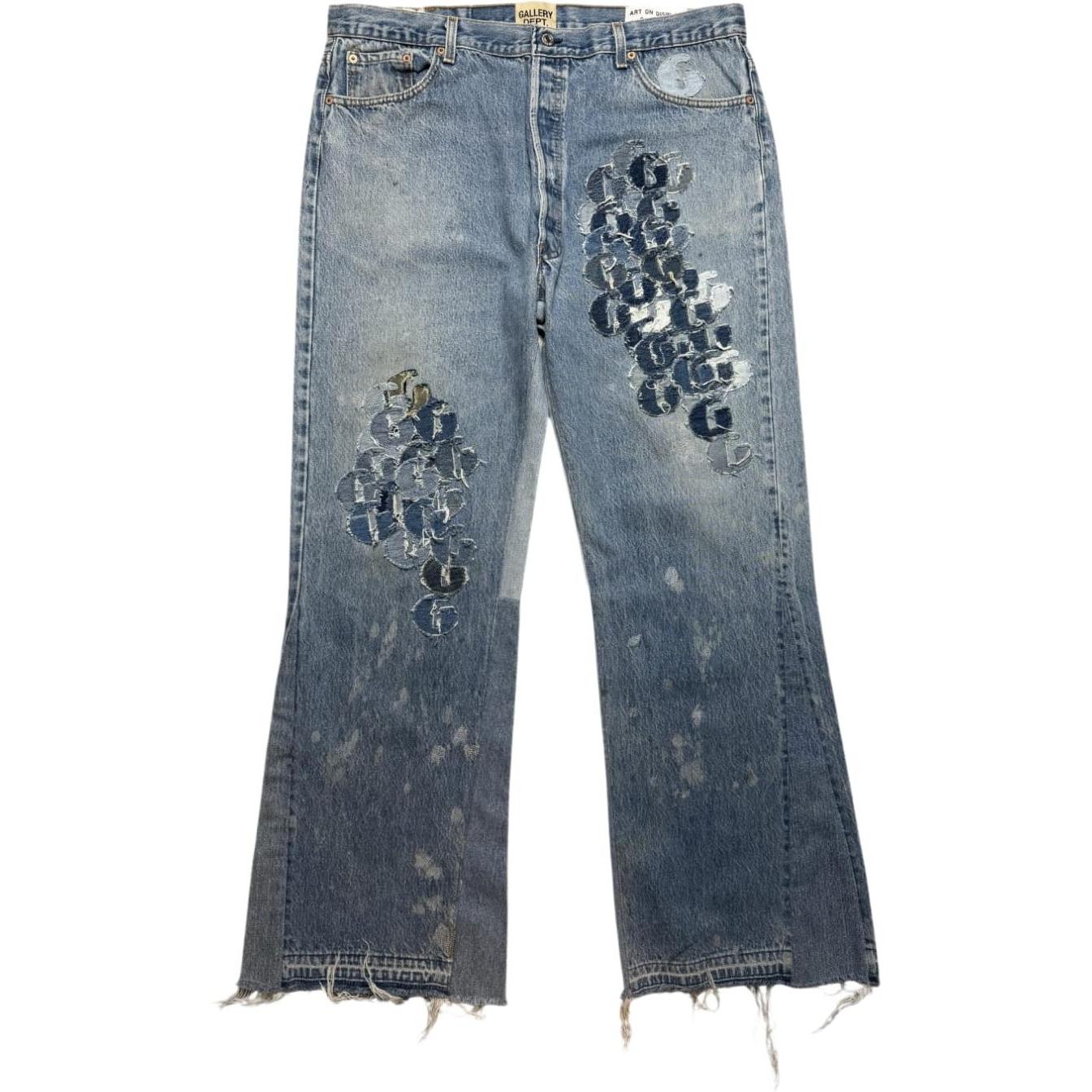 Gallery Dept. Super G Patch La Flare Denim Jeans