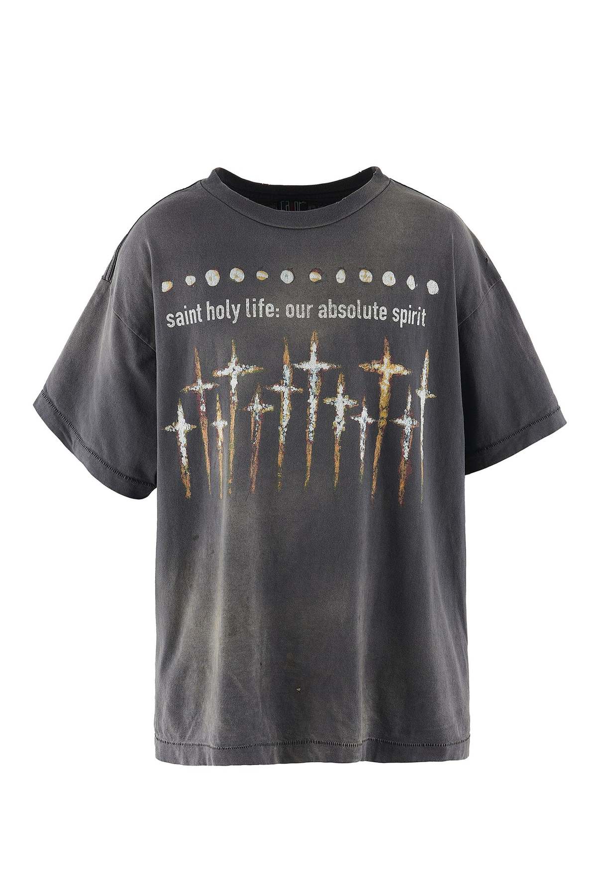 Saint Michael God T-Shirt Vintage Black M