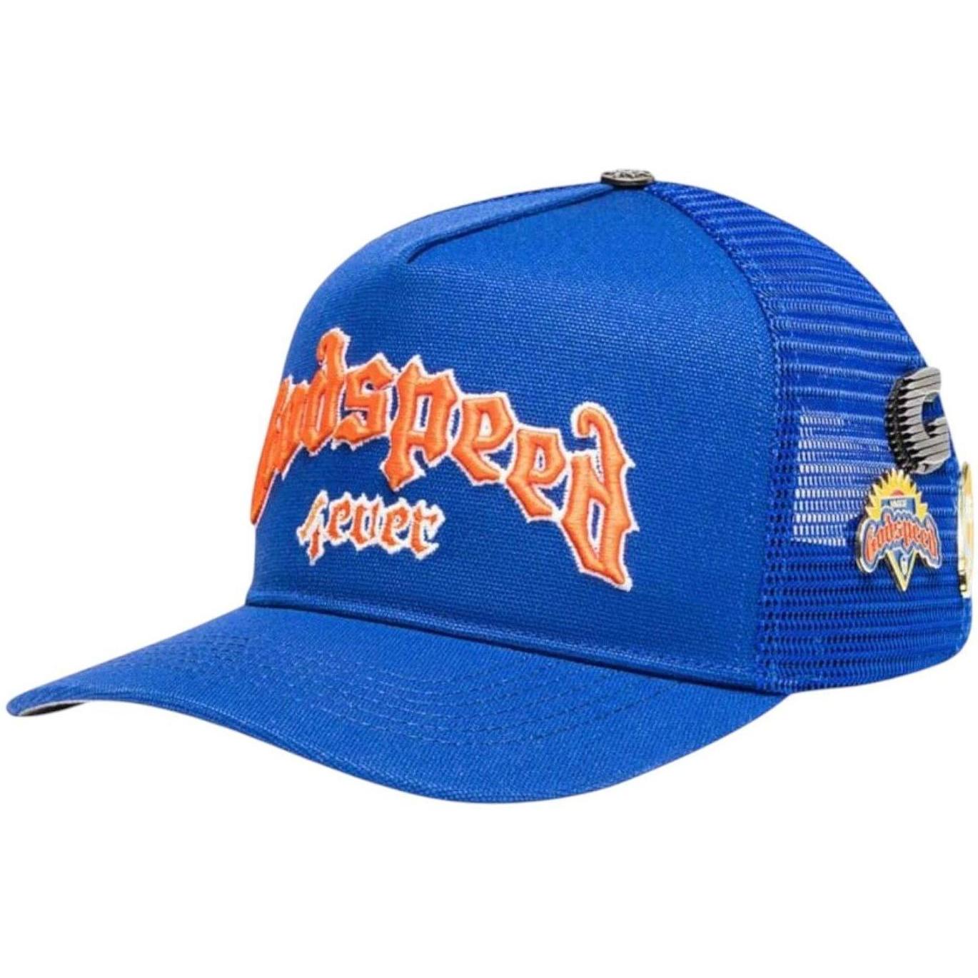Godspeed GS Forever Trucker Hat Blue Orange